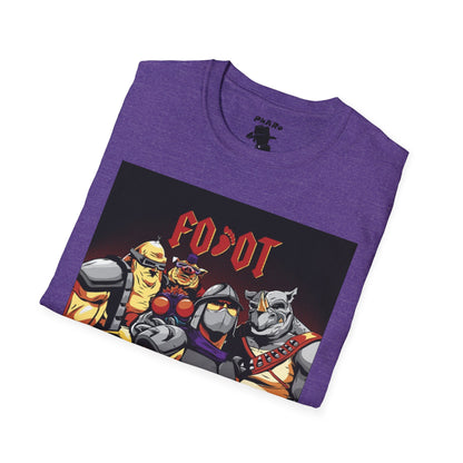 Fun Retro Graphic T-Shirt - 'Breaking Some Skulls' Design