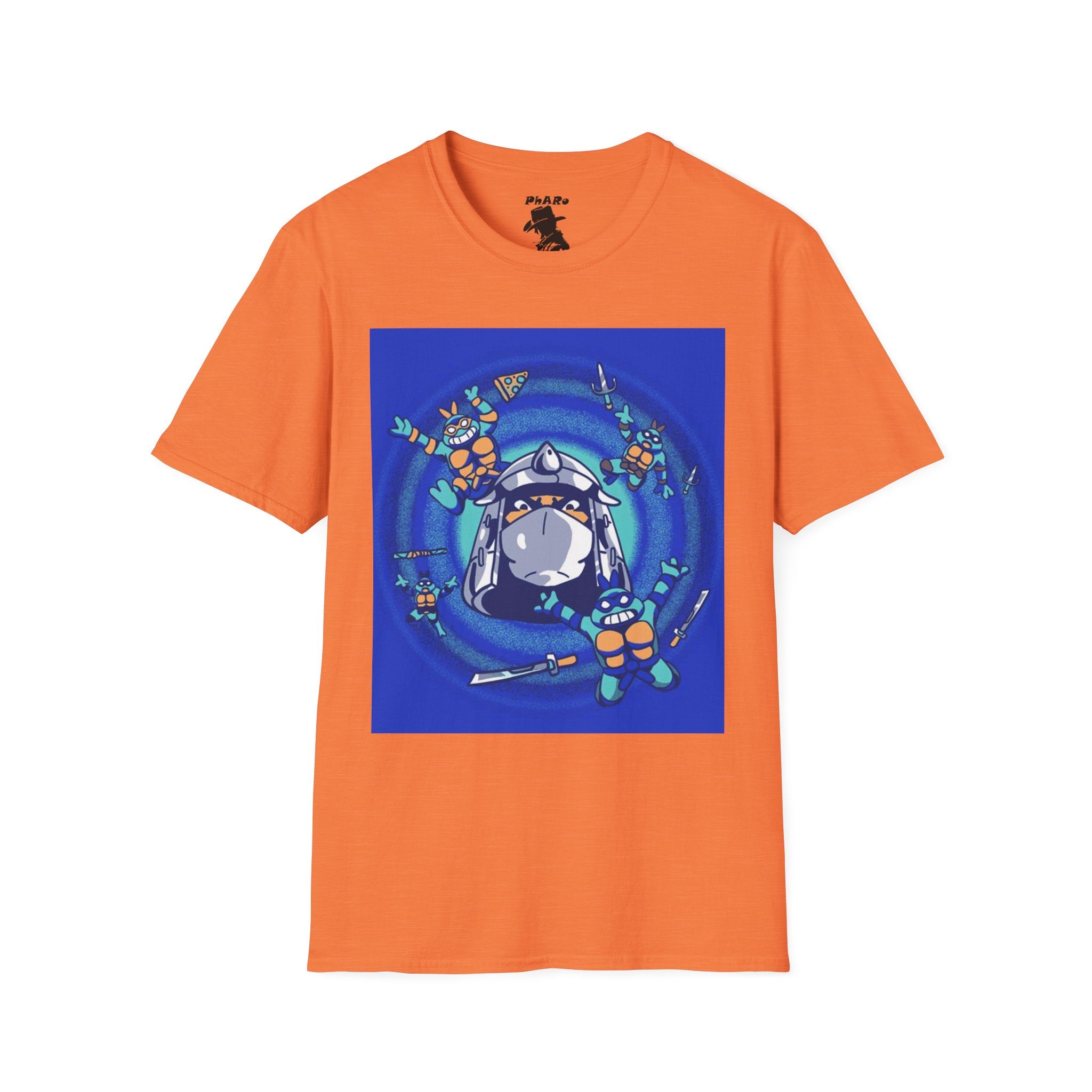 Whimsical TMNT Arcade Adventure Unisex Softstyle T-Shirt