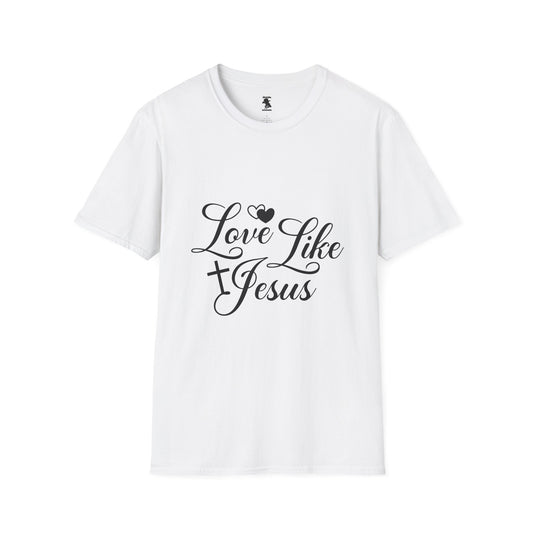 Love Like Jesus Unisex Softstyle T-Shirt - Inspirational Christian Tee