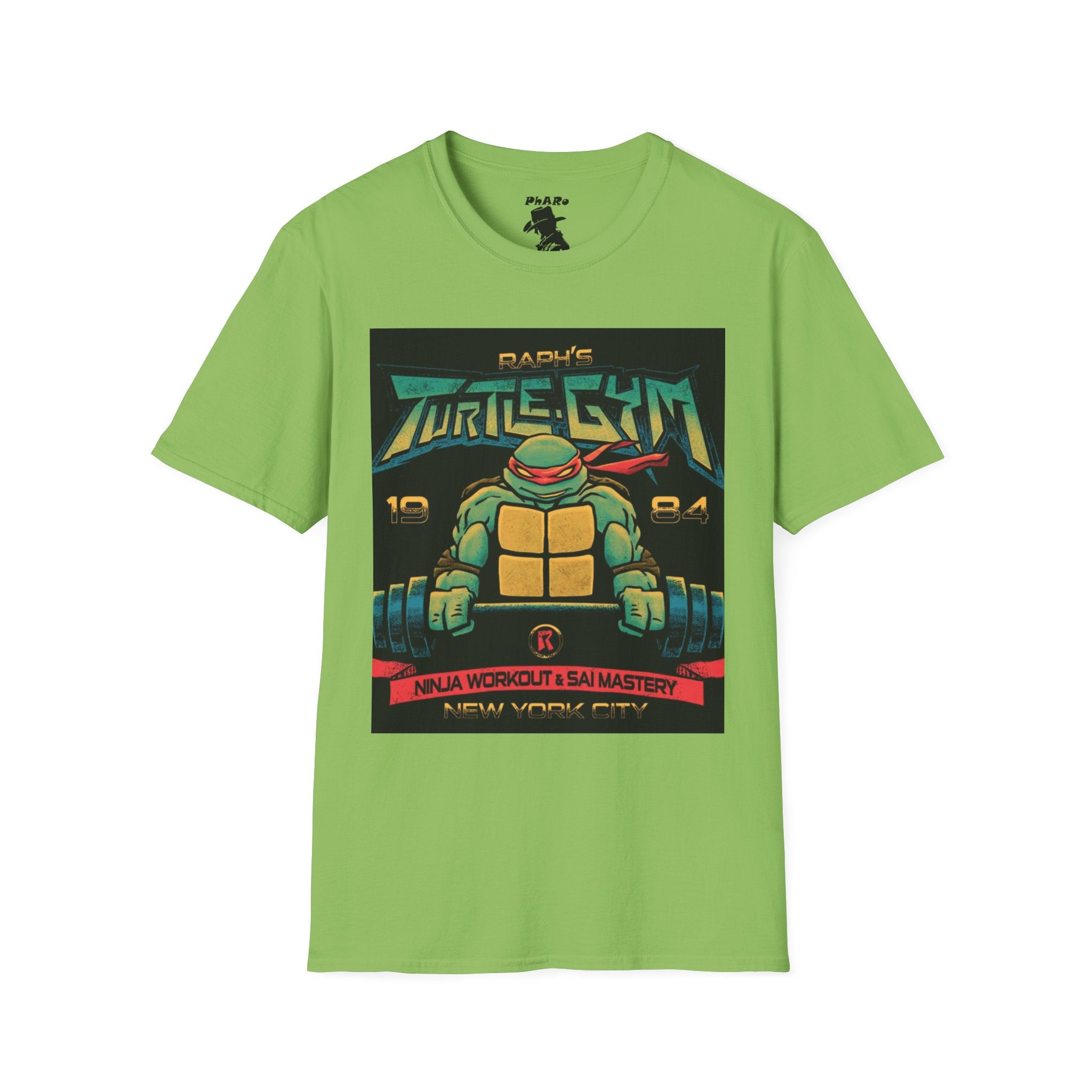 Retro Ninja Gym T-Shirt - 80s Inspired Graphic Tee