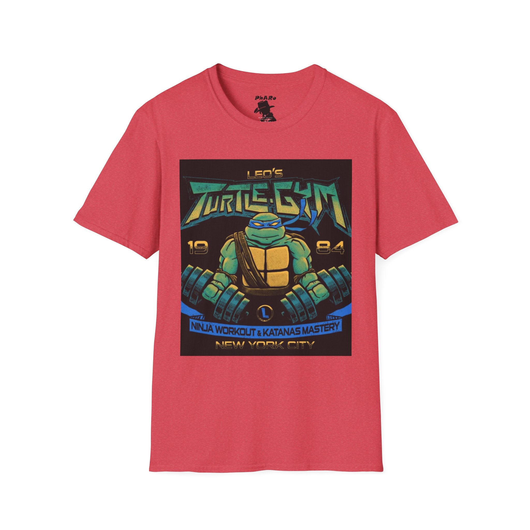 Ninja Workout T-Shirt - Turtle Gym Design