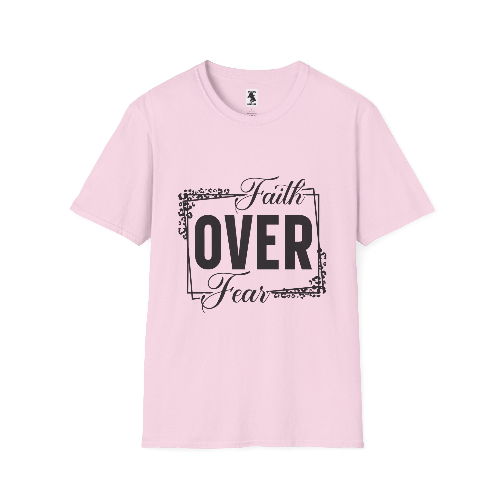 Faith Over Fear Unisex Softstyle T-Shirt - Inspirational Graphic Tee