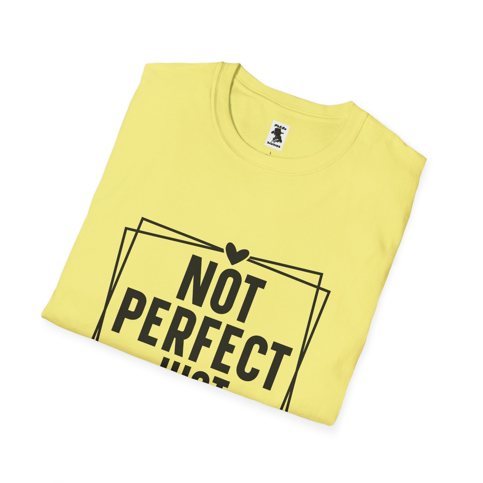 Unisex Softstyle T-Shirt - 'Not Perfect Just Forgiven' Inspirational Tee