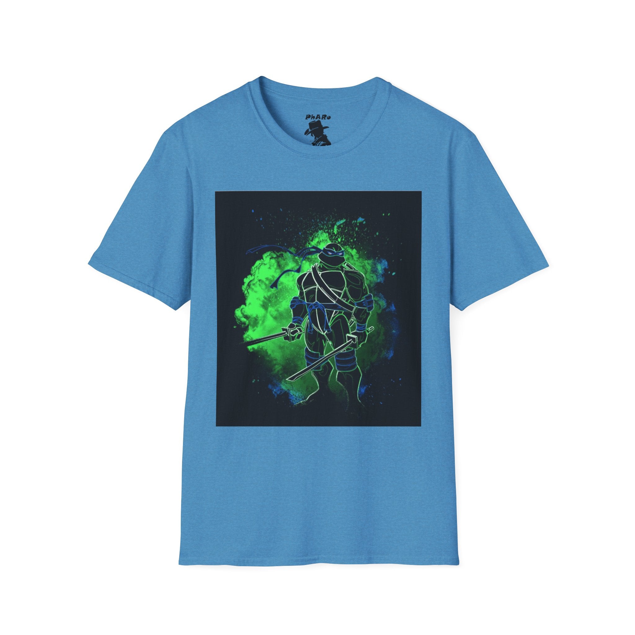 Unisex Softstyle T-Shirt - Neon Ninja Graphic Tee for Fans