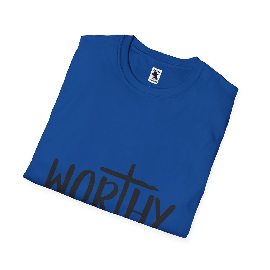 Worthy Unisex Softstyle T-Shirt - Faith-Inspired Apparel for Everyday Empowerment