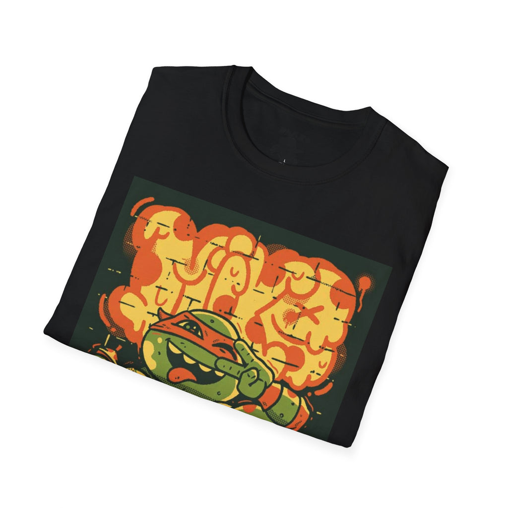 Cool Graffiti Art T-Shirt - Unisex Softstyle Tee with Bold Design