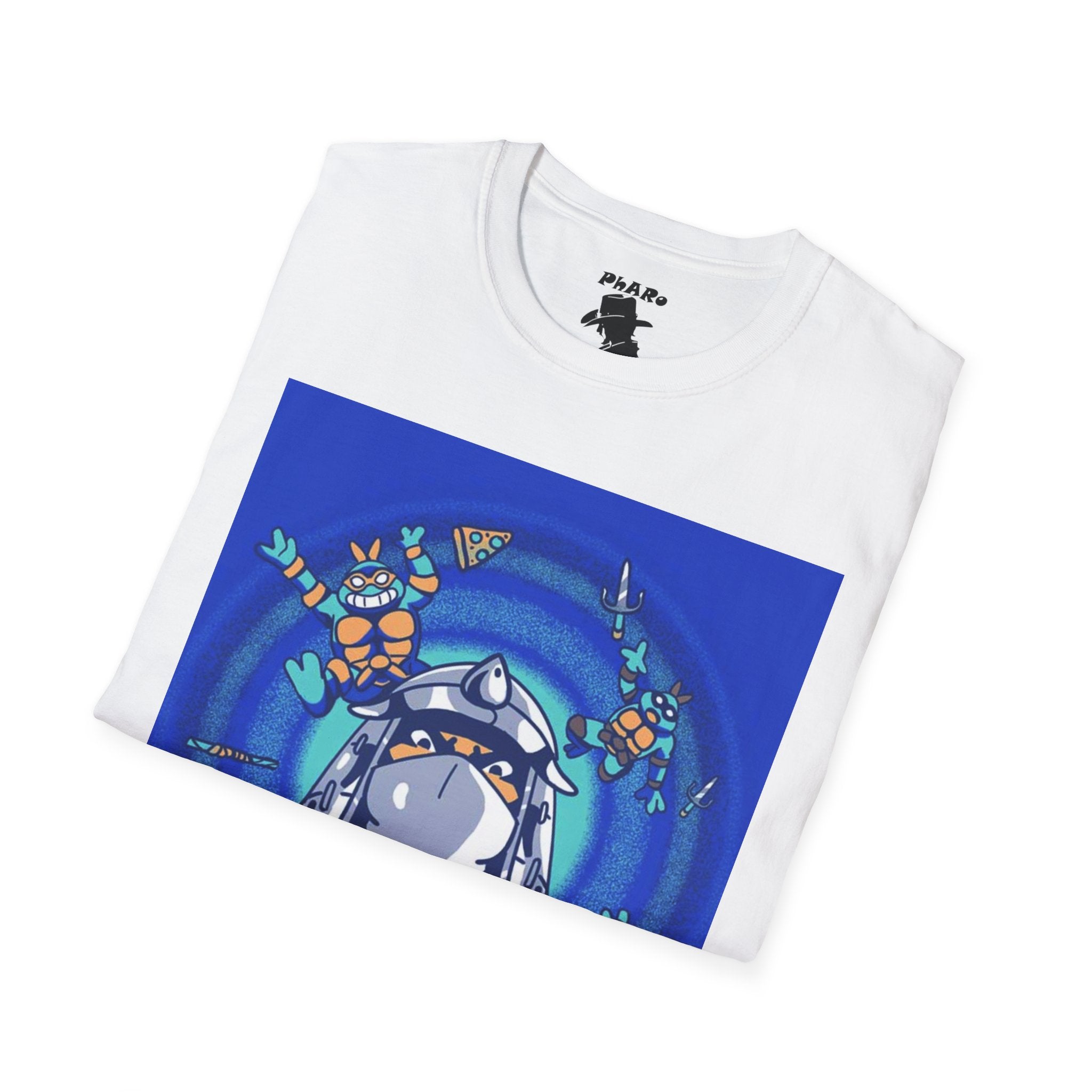Whimsical TMNT Arcade Adventure Unisex Softstyle T-Shirt