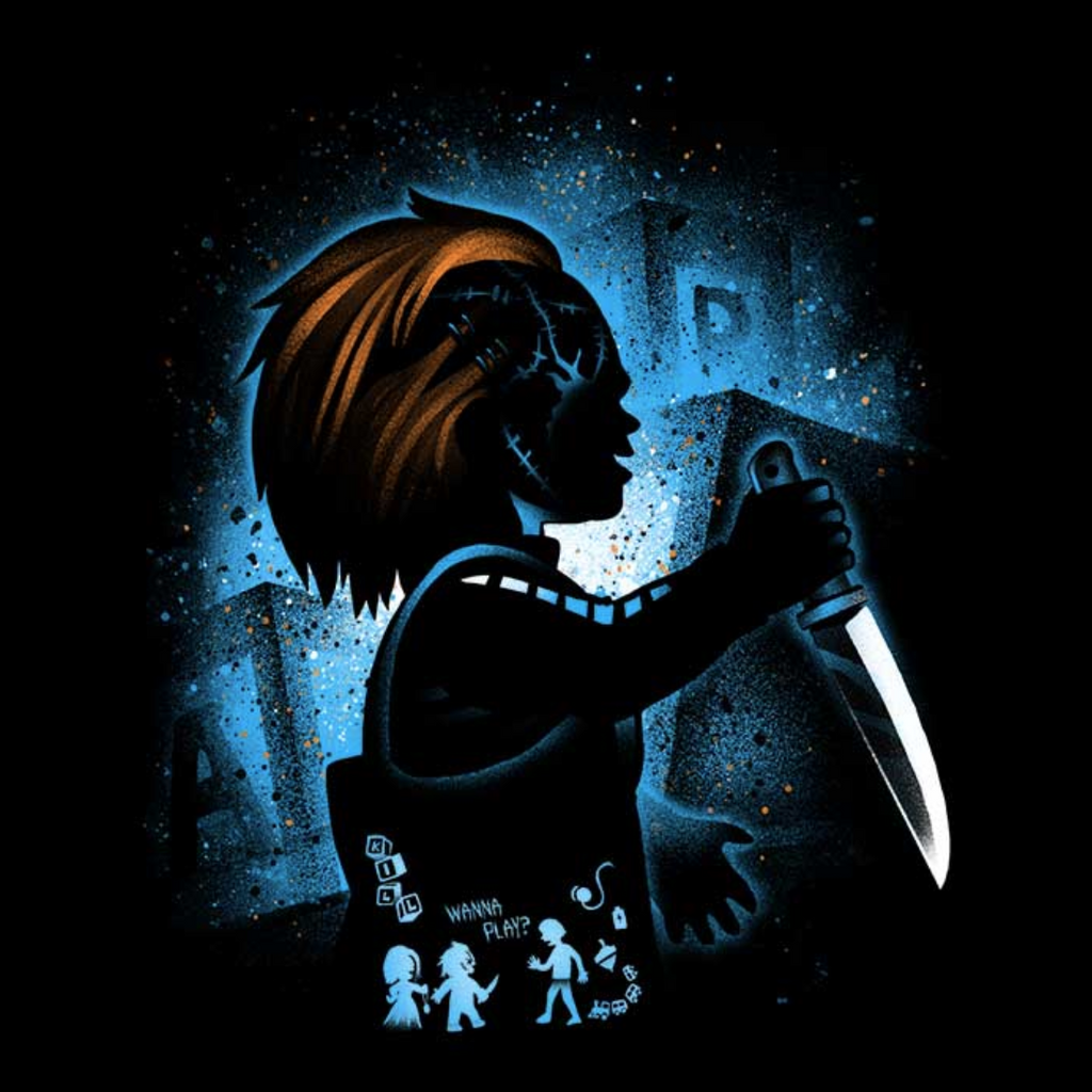 Chilling with Chucky Unisex Softstyle T-Shirt - Horror Movie Lover's Tee