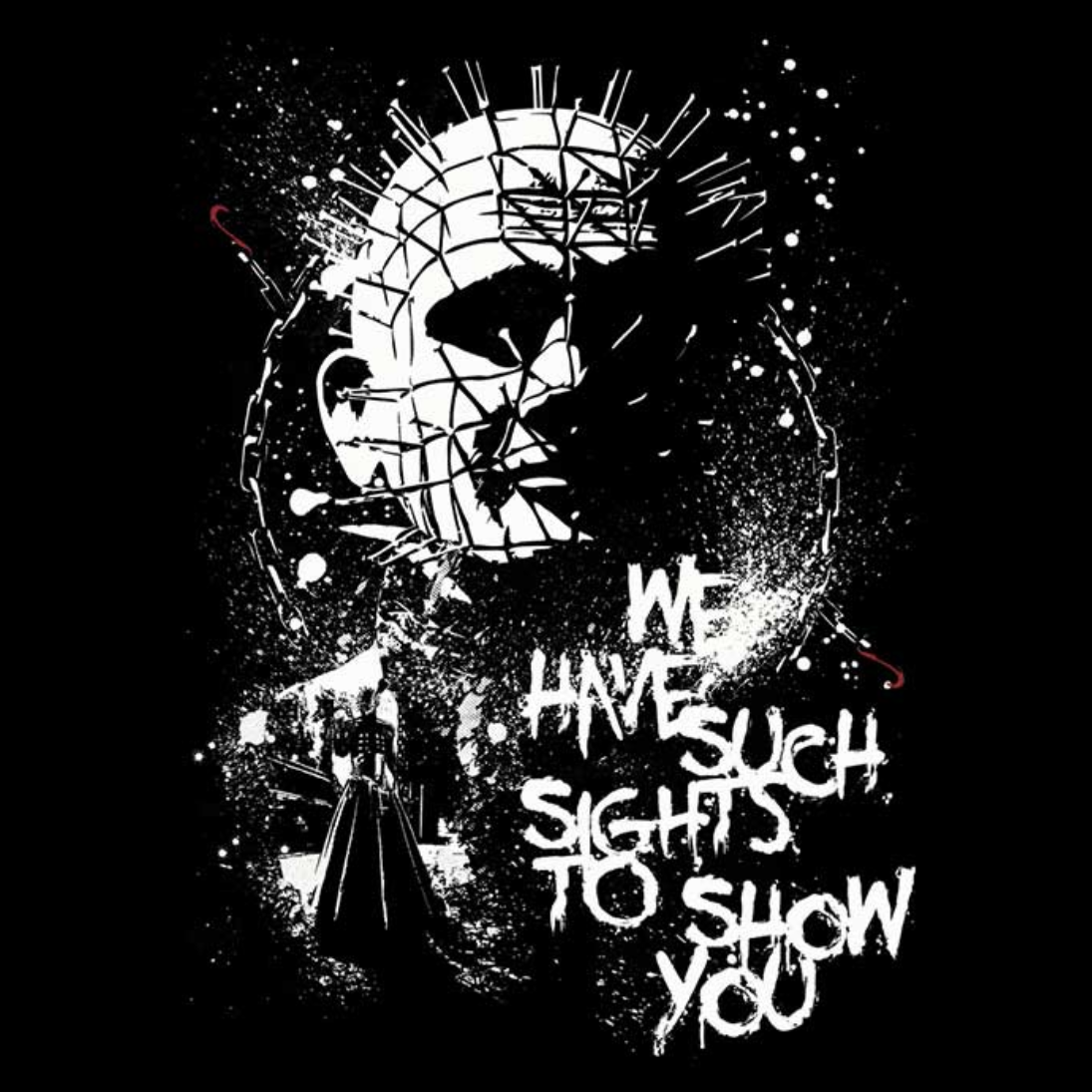 Unisex Softstyle T-Shirt - "We Have Such Sights to Show You" Gothic Graphic Tee for Horror Fans