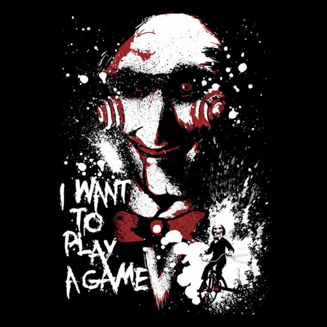 Unisex Softstyle T-Shirt - 'I Want to Play a Game' Horror Tee for Fans