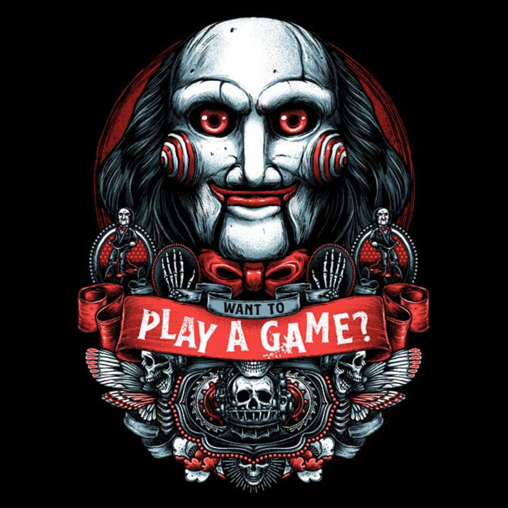 Creepy Game Jigsaw Unisex Softstyle T-Shirt - Perfect for Halloween and Horror Fans
