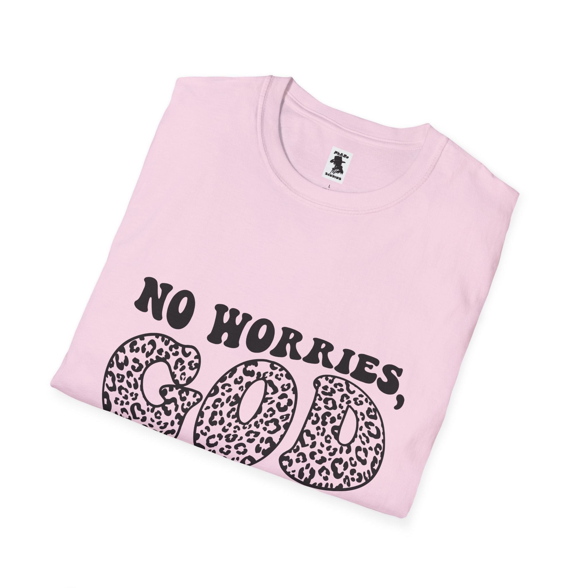 Inspirational Unisex Softstyle T-Shirt | "No Worries, God Got Me"