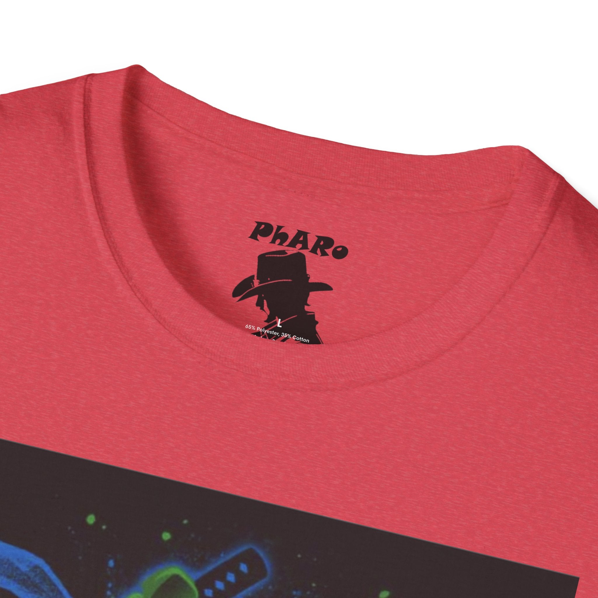 Bold Graphic Unisex T-Shirt - Edgy Design with Blue and Green Elements