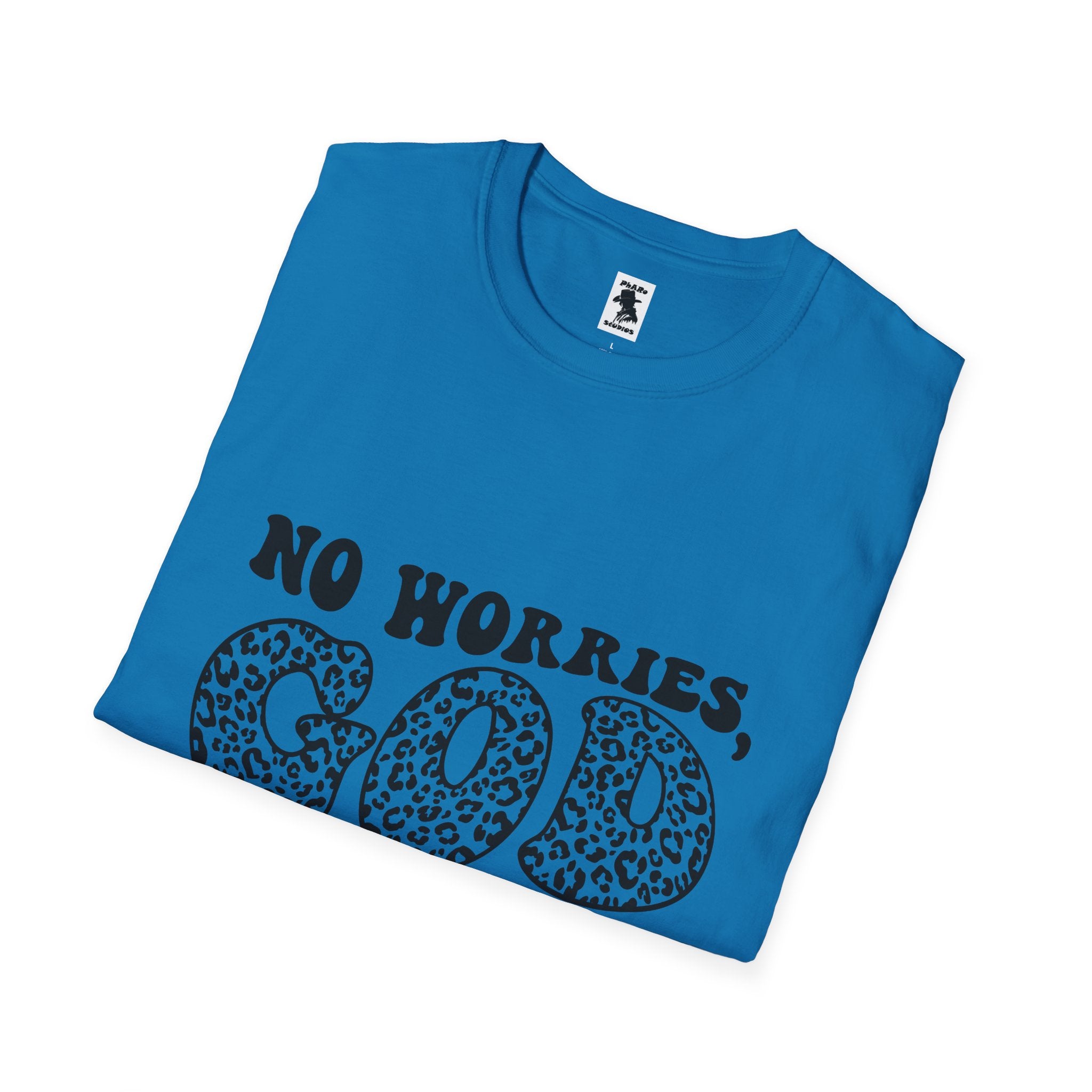 Inspirational Unisex Softstyle T-Shirt | "No Worries, God Got Me"