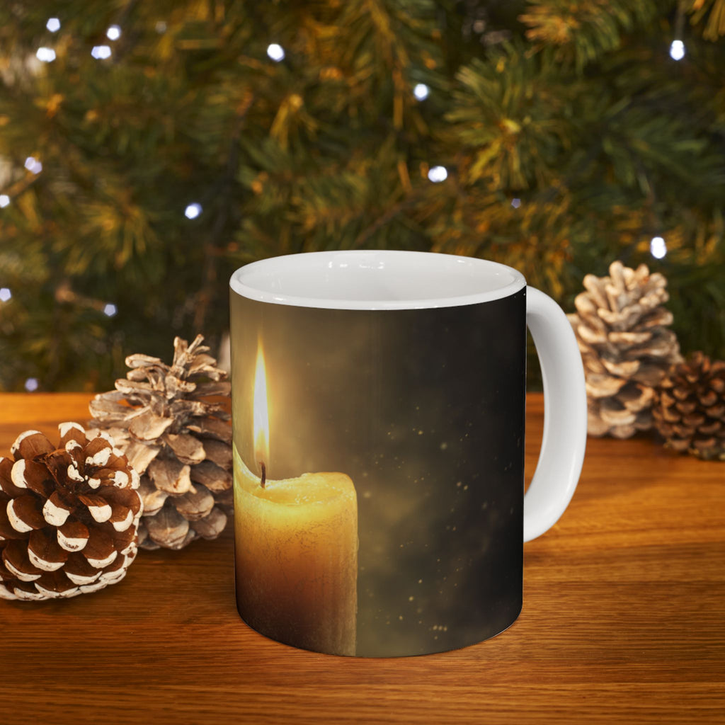 Lightbearer Ceramic Mug, Cozy Drinkware, Perfect for Home Decor, Gift for Coffee Lovers, Warm Atmosphere, Relaxing Moments