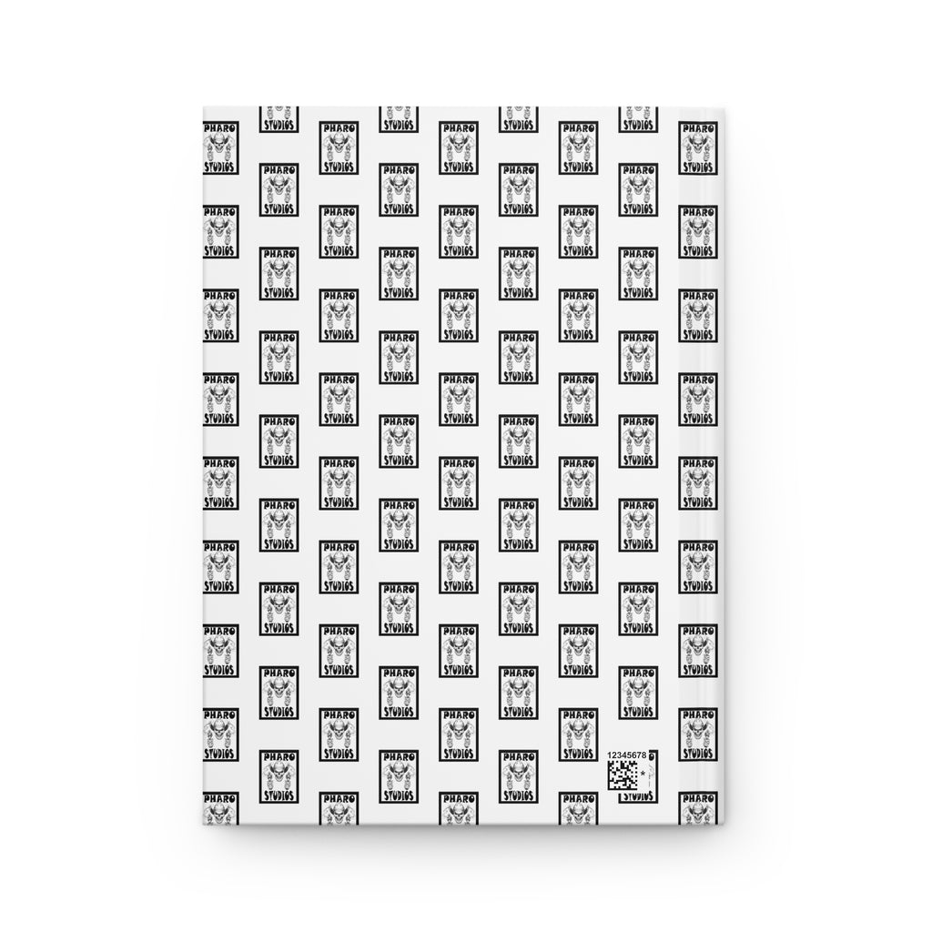 Hardcover Journal - PhARo Studios Logo Pattern