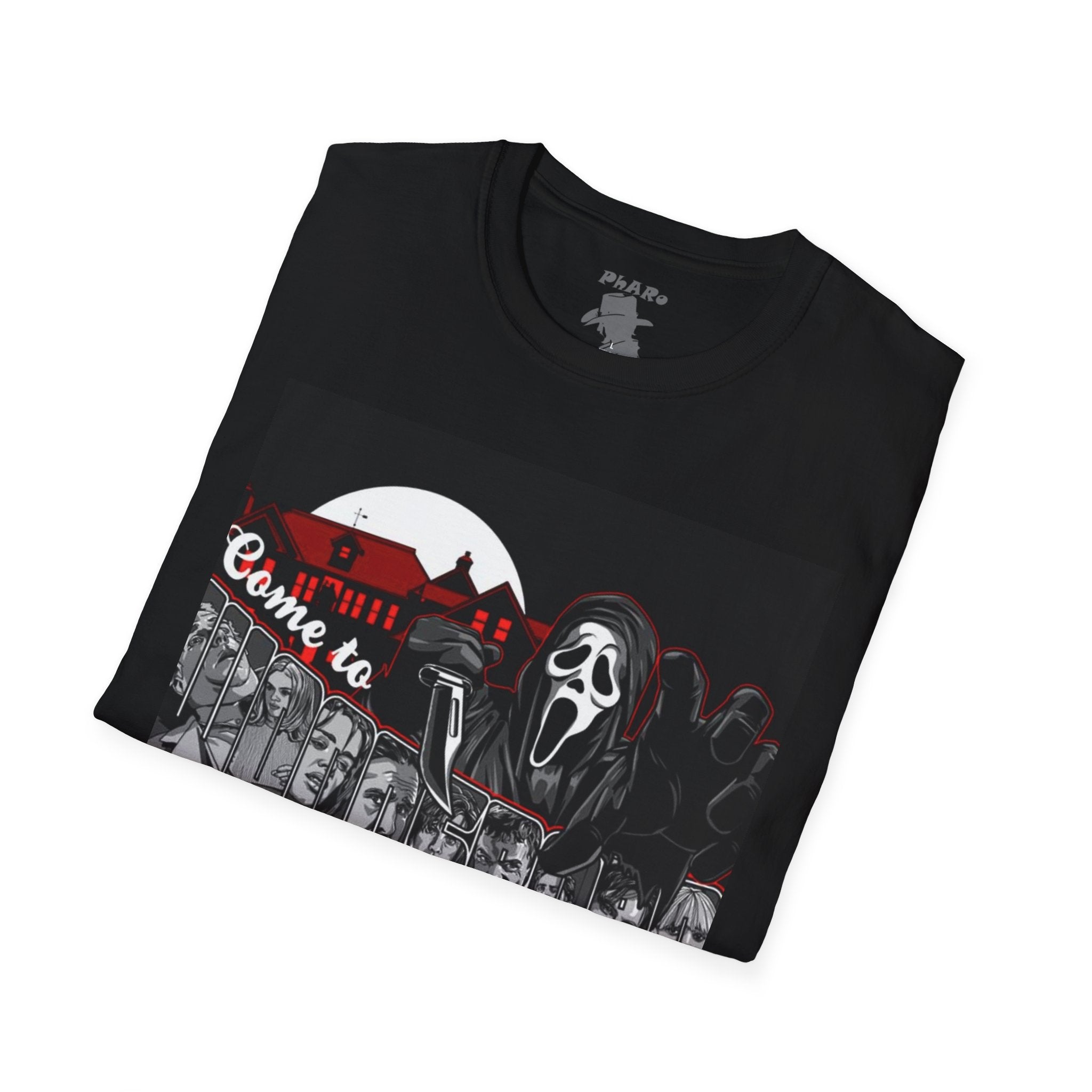 Unisex Softstyle T-Shirt - 'Come to CA' Horror Graphic Tee