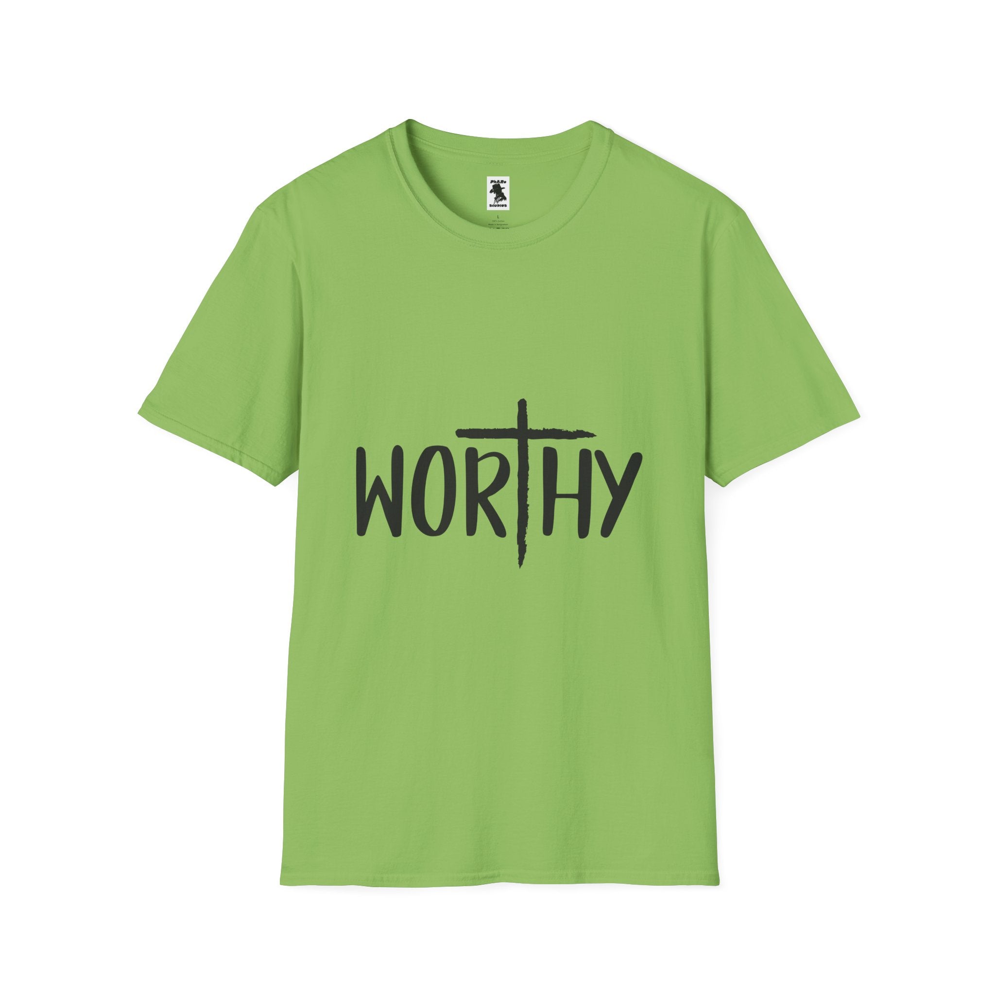 Worthy Unisex Softstyle T-Shirt - Faith-Inspired Apparel for Everyday Empowerment