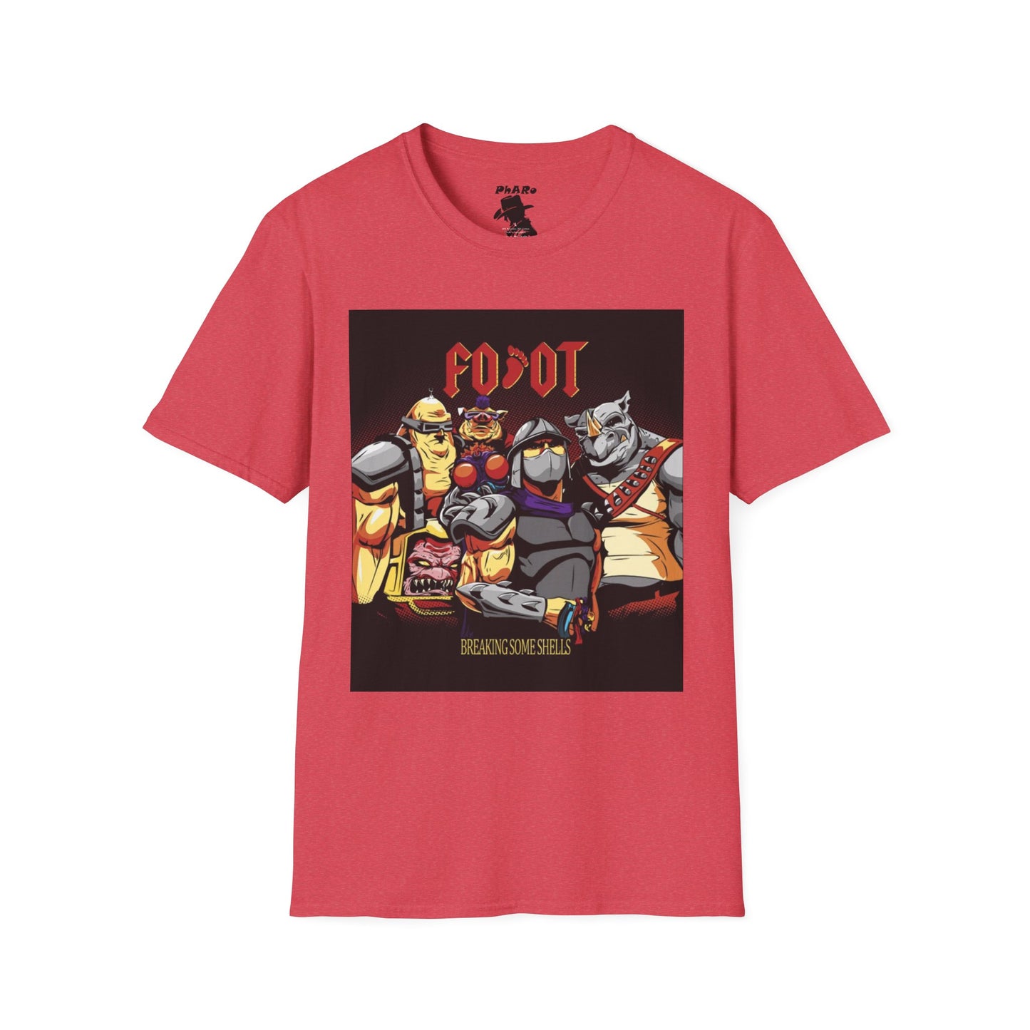 Fun Retro Graphic T-Shirt - 'Breaking Some Skulls' Design