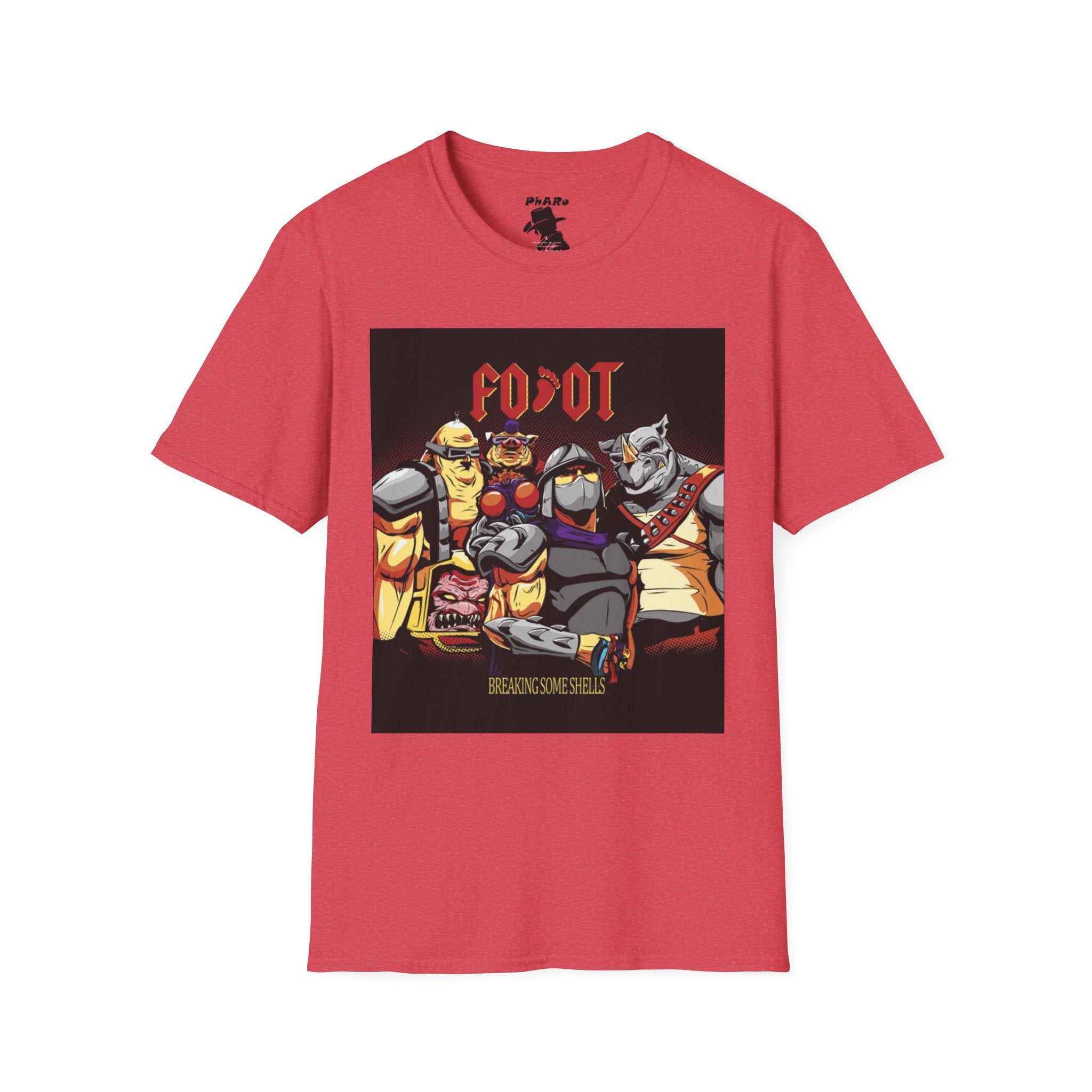 Fun Retro Graphic T-Shirt - 'Breaking Some Skulls' Design