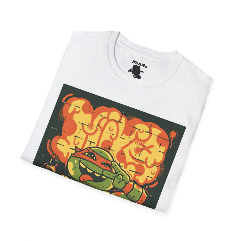 Cool Graffiti Art T-Shirt - Unisex Softstyle Tee with Bold Design