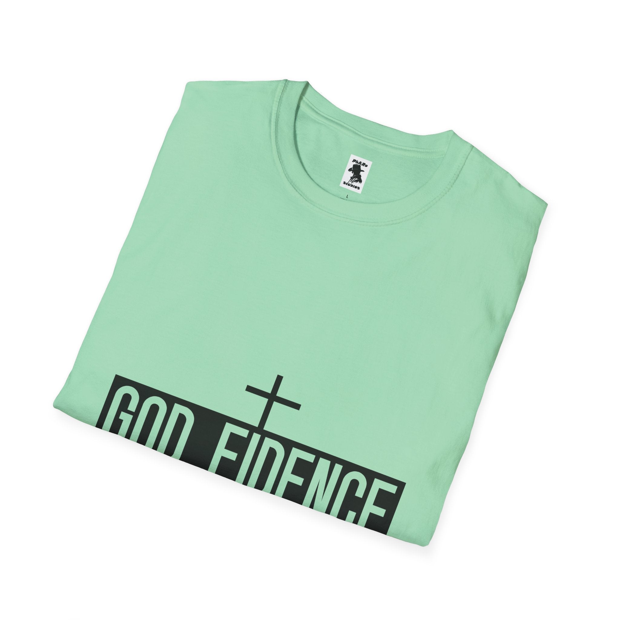 Faith-Inspired Unisex Softstyle T-Shirt - "Godfidence" Motivational Tee