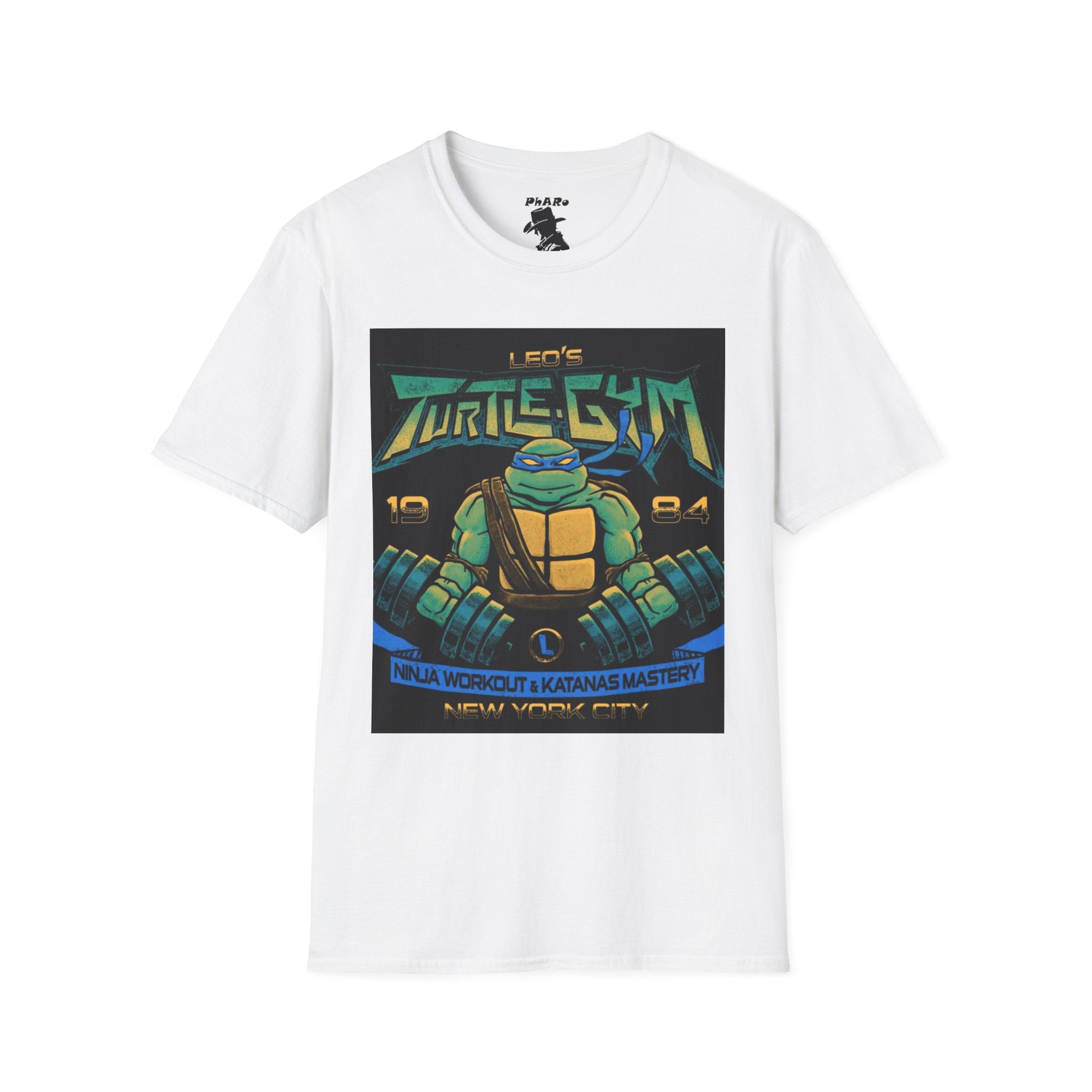 Ninja Workout T-Shirt - Turtle Gym Design