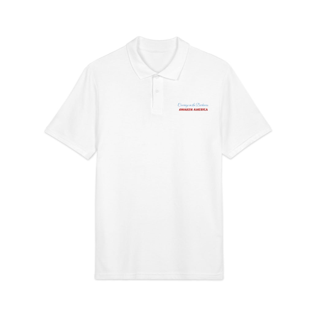 Courage in the Darkness Unisex Embroidered Pique Polo Shirt - Casual Style for Every Occasion, Perfect for Men and Women, Summer Apparel, Gift for Dad, Family [...]