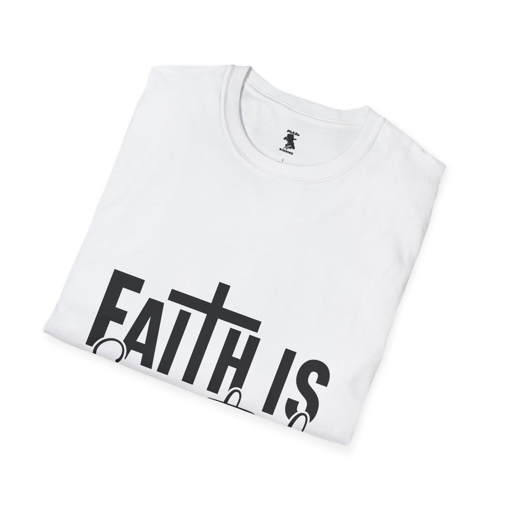 Faith is Essential Unisex Softstyle T-Shirt | Inspirational Tee for Everyday Wear