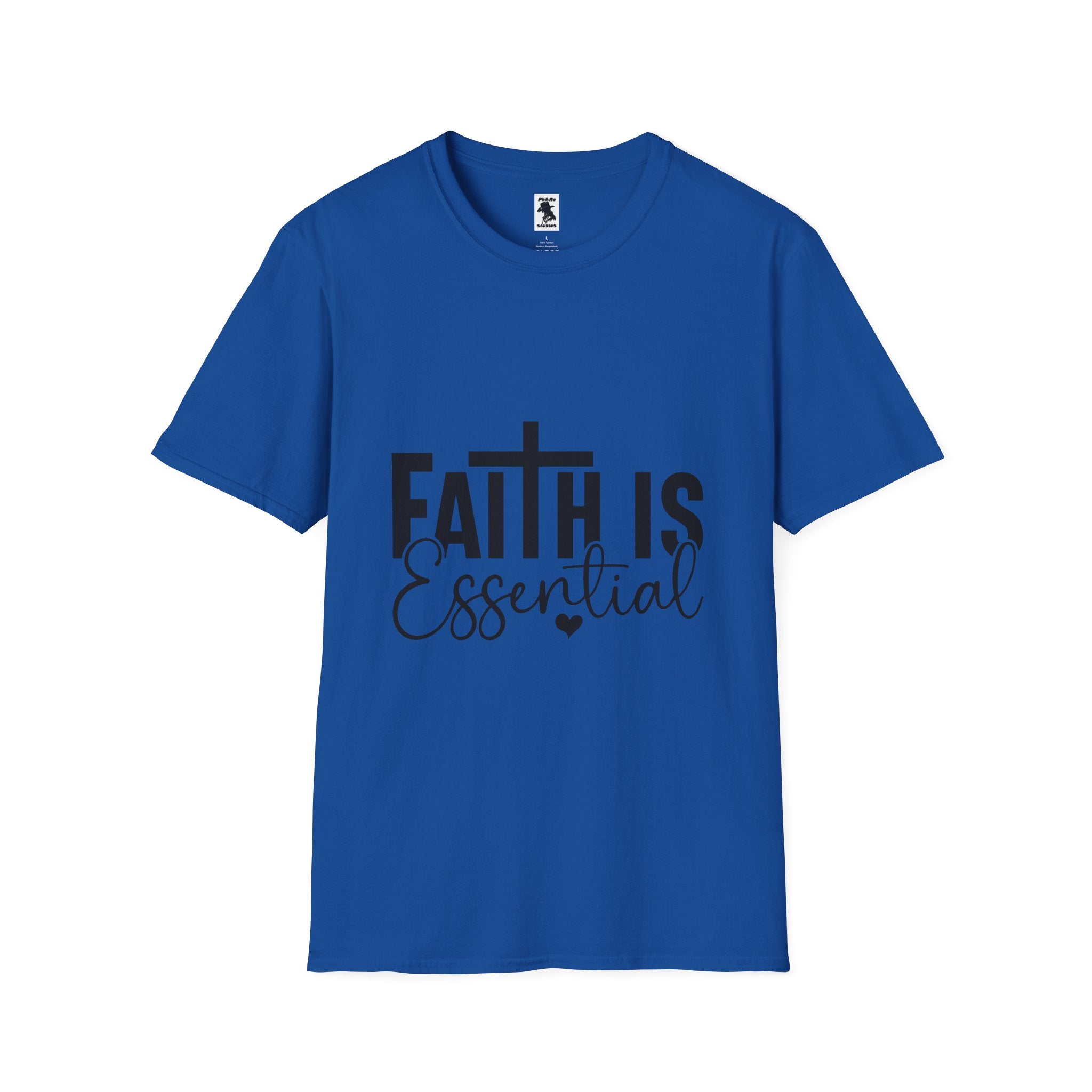 Faith is Essential Unisex Softstyle T-Shirt | Inspirational Tee for Everyday Wear