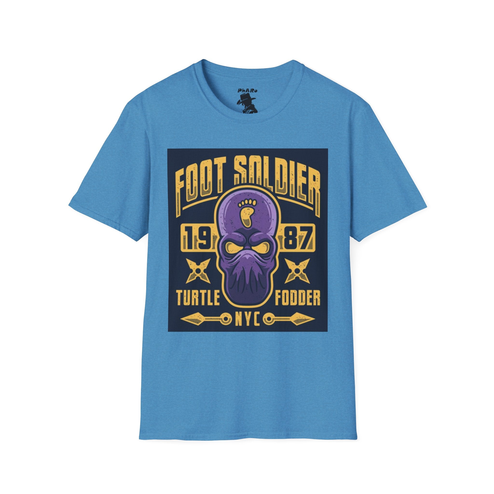 Foot Soldier Graphic Unisex T-Shirt - Vintage Style Turtle Fooder NYC Tee