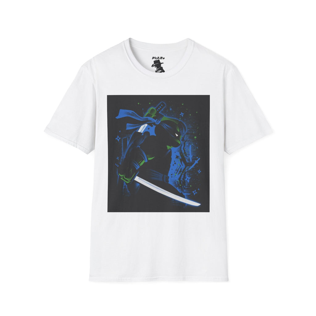 Bold Graphic Unisex T-Shirt - Edgy Design with Blue and Green Elements