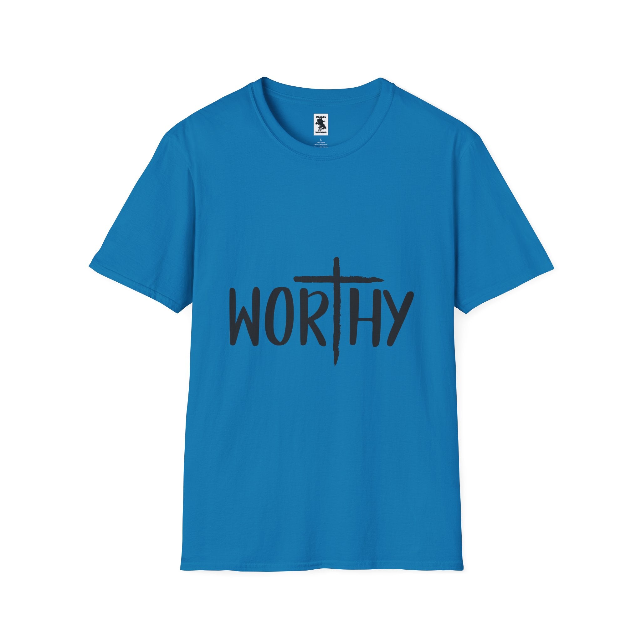 Worthy Unisex Softstyle T-Shirt - Faith-Inspired Apparel for Everyday Empowerment