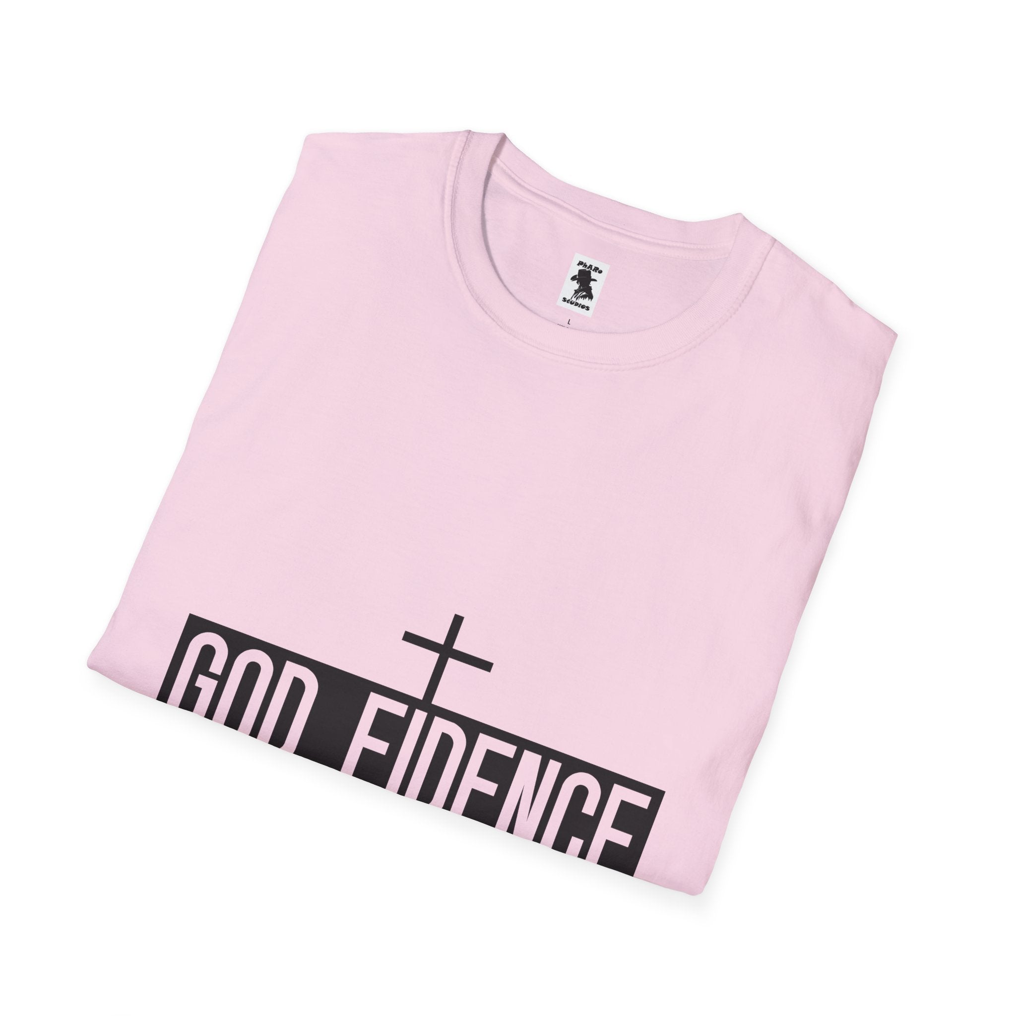 Faith-Inspired Unisex Softstyle T-Shirt - "Godfidence" Motivational Tee