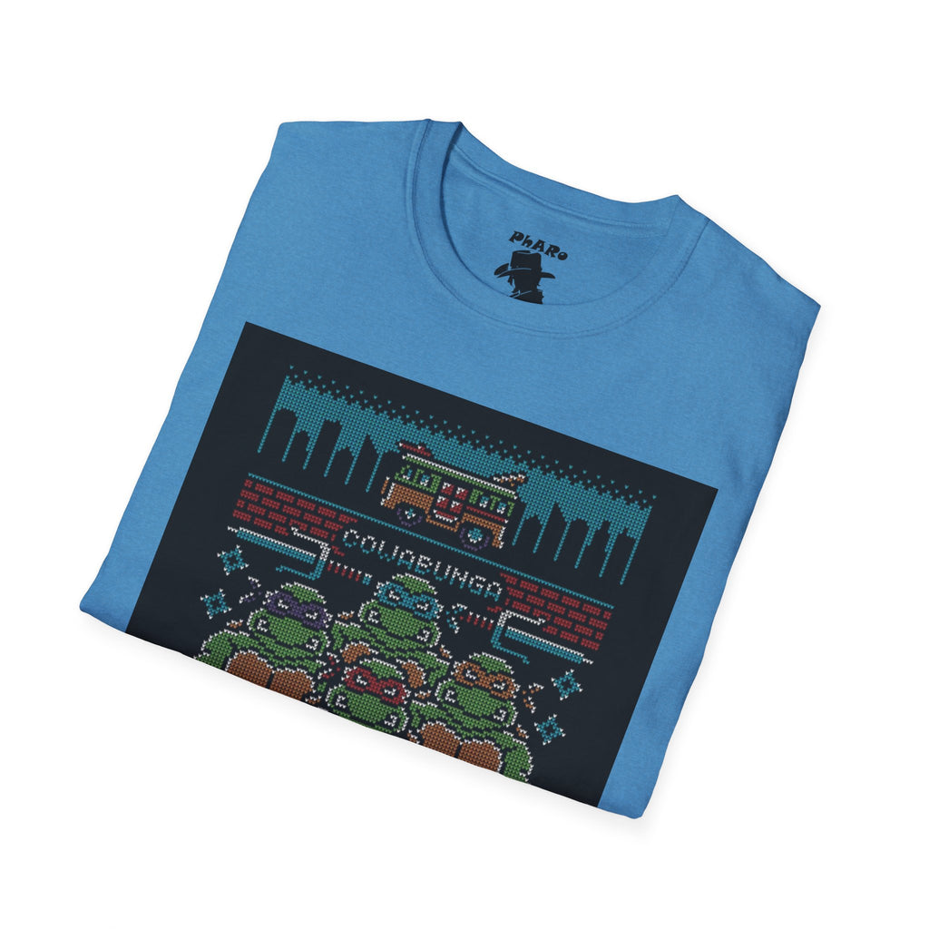 Retro Gaming T-Shirt - Nostalgic Pizza Party Design