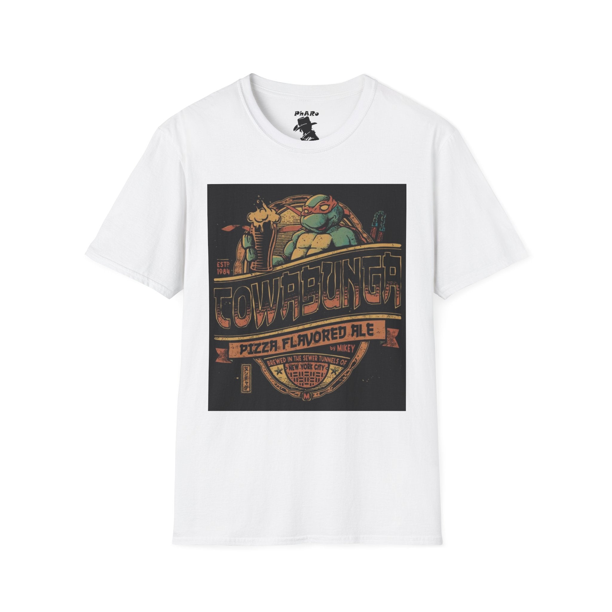 Cowabunga Pizza Flavored Ale Unisex T-Shirt - Retro Ninja Turtles Design