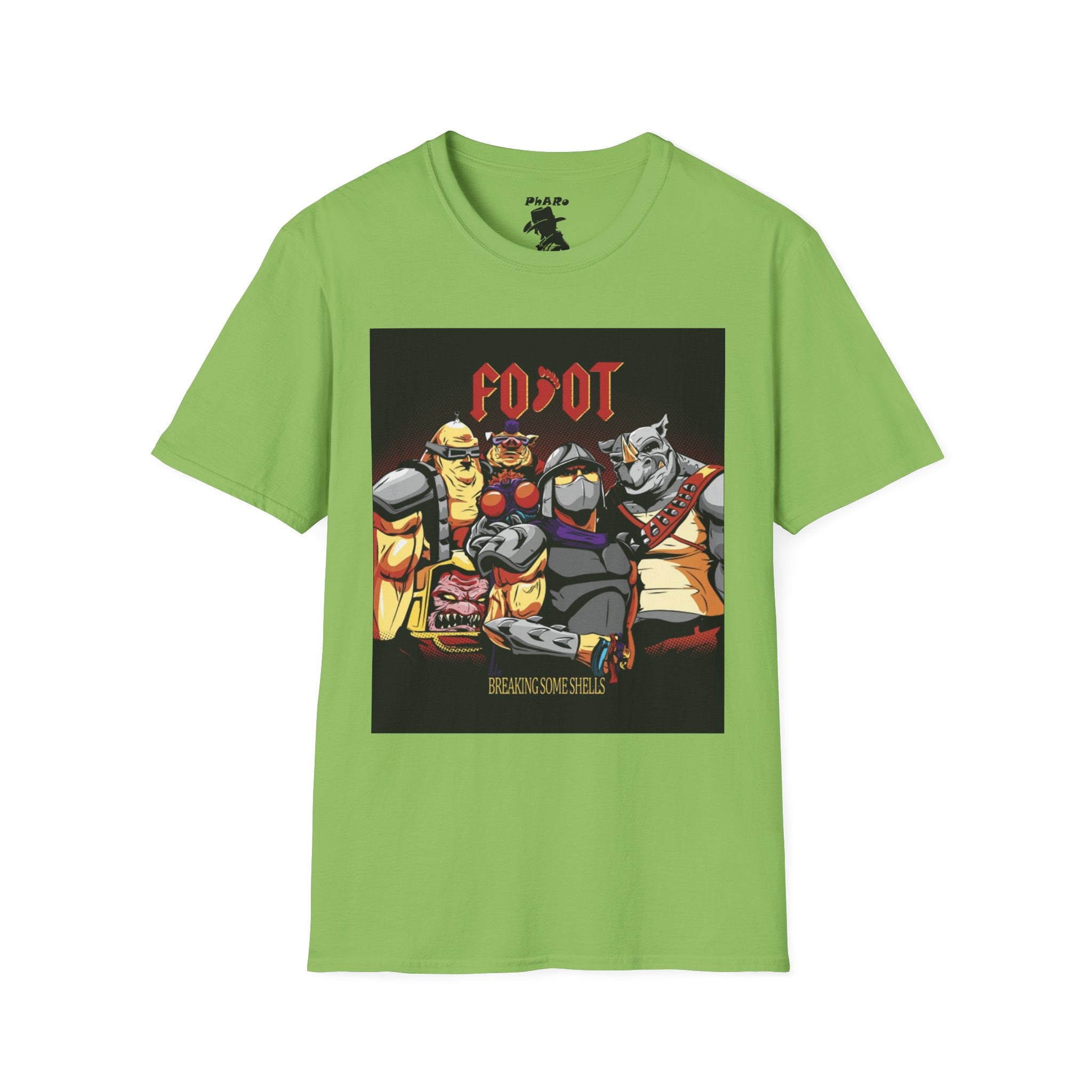 Fun Retro Graphic T-Shirt - 'Breaking Some Skulls' Design