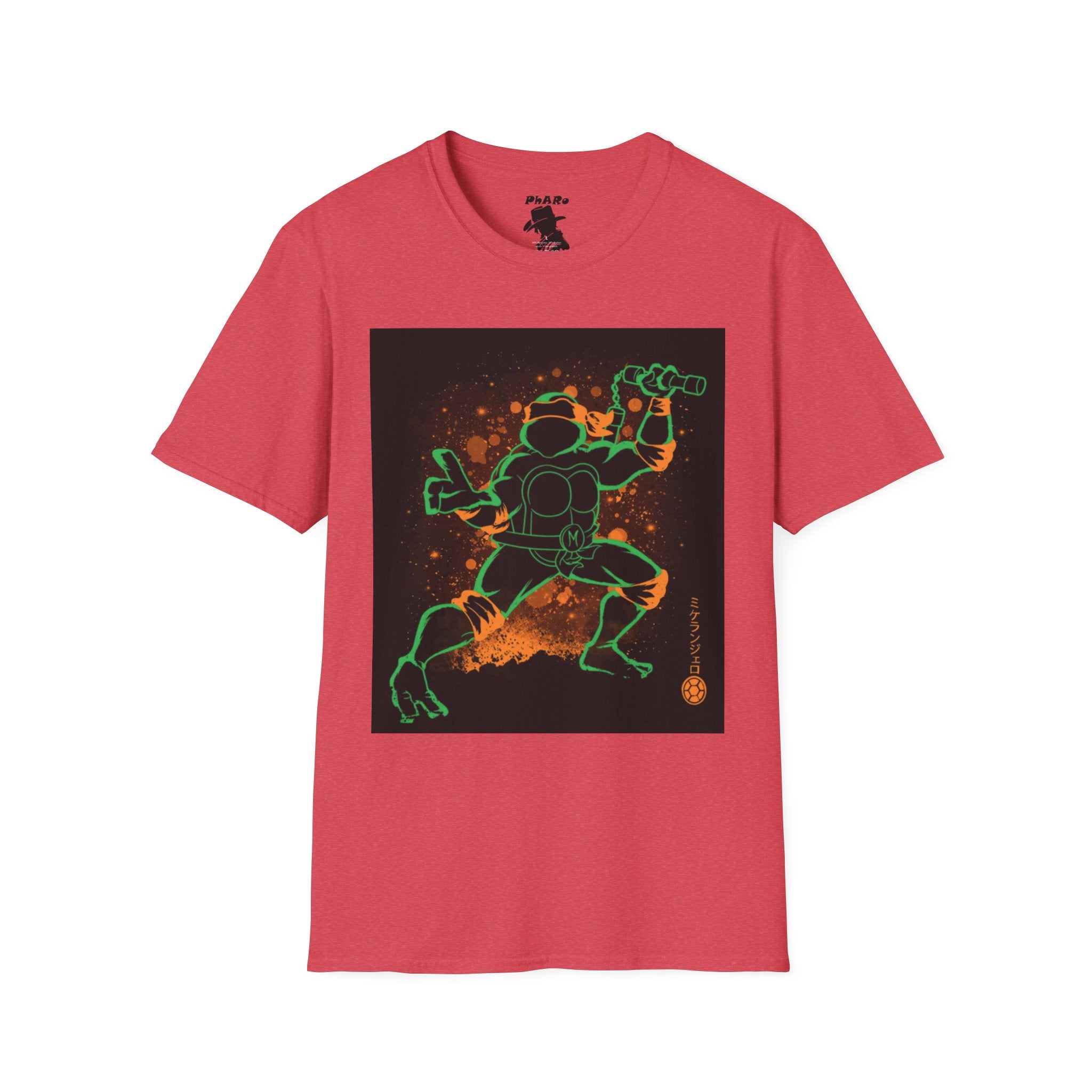 Vintage Graphic Unisex T-Shirt - Cool Green Ninja Design