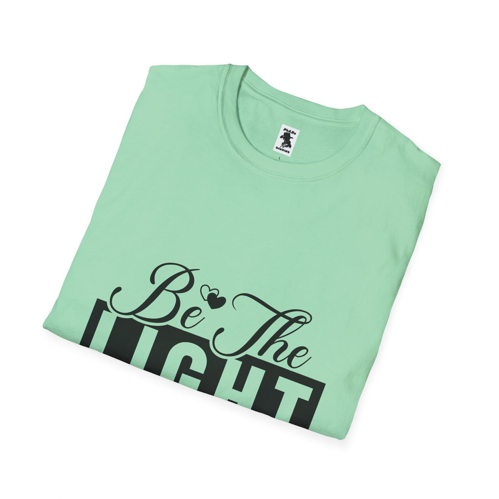Inspirational Unisex Softstyle T-Shirt - 'Be The Light' Matthew 5:14