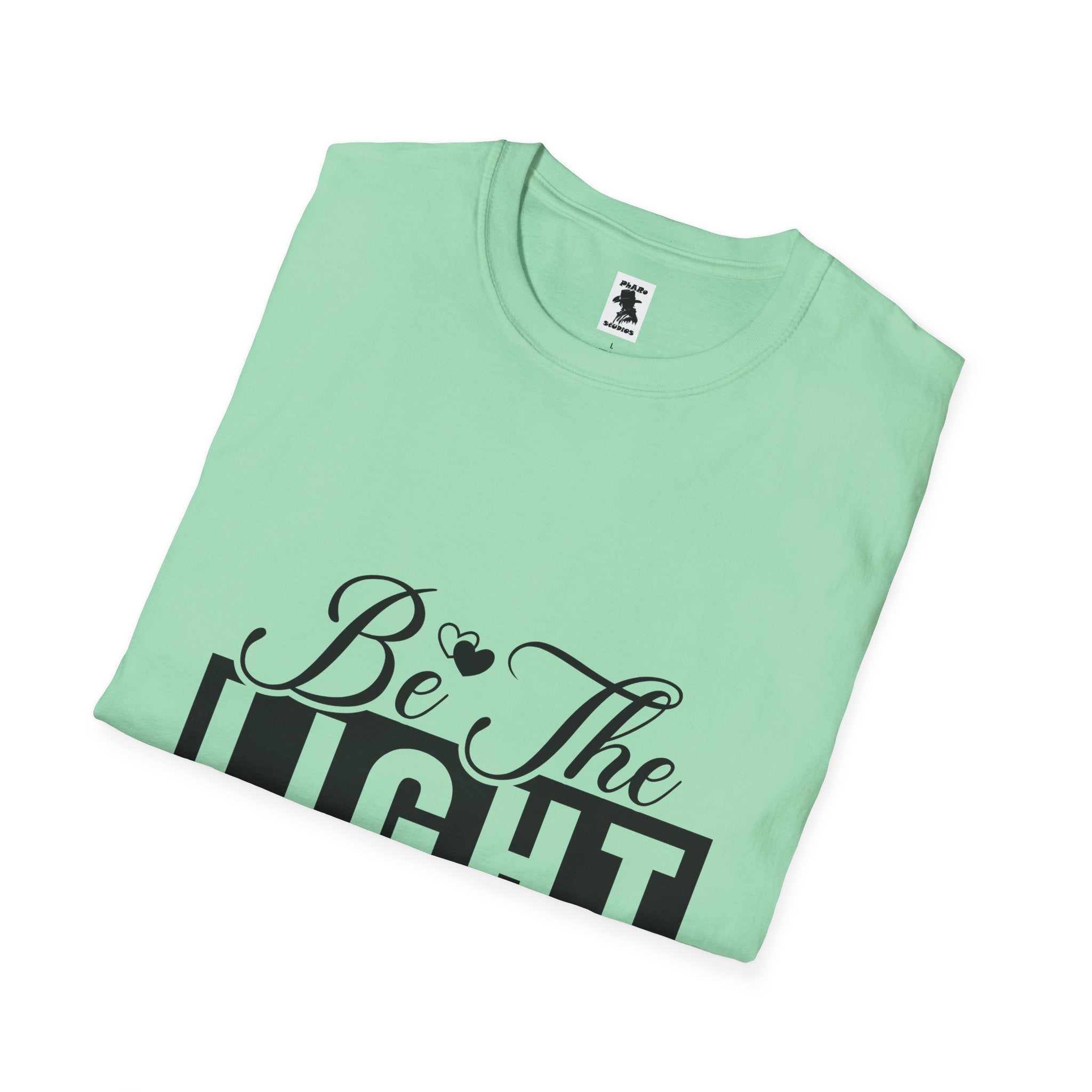 Inspirational Unisex Softstyle T-Shirt - 'Be The Light' Matthew 5:14