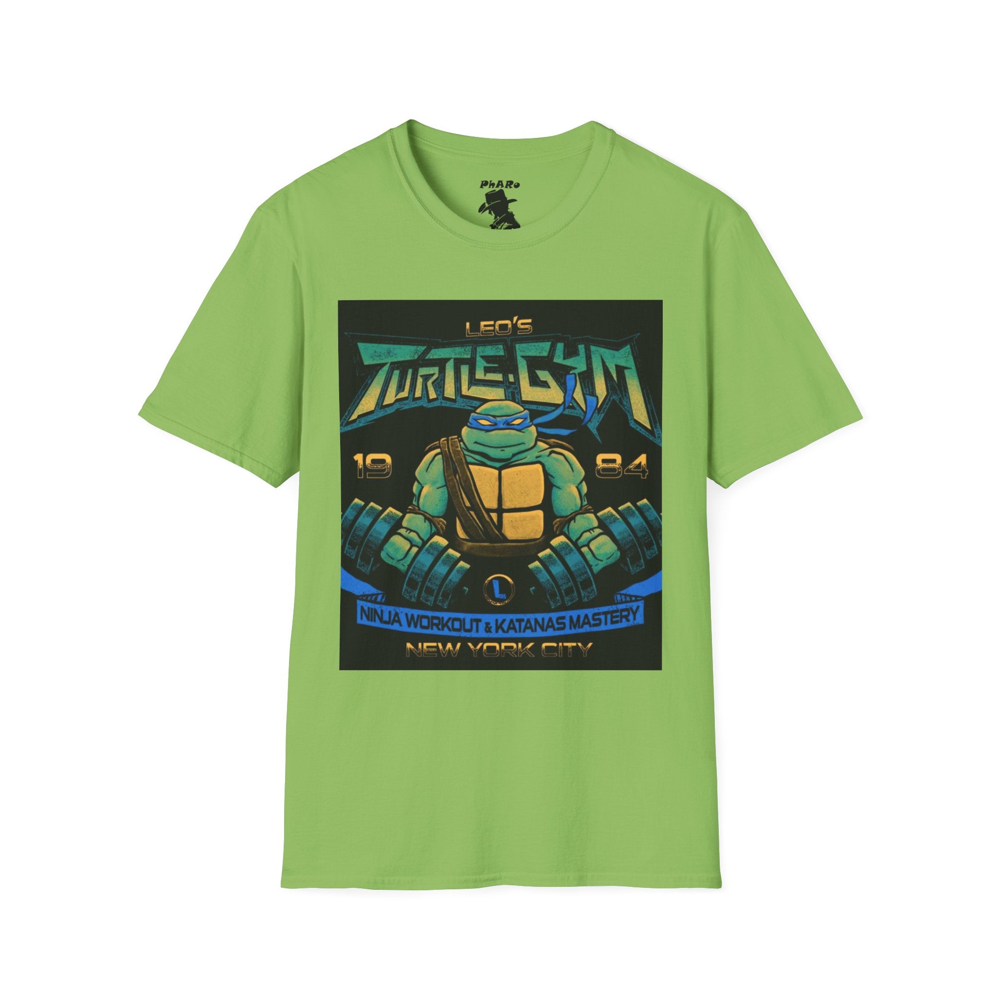 Ninja Workout T-Shirt - Turtle Gym Design