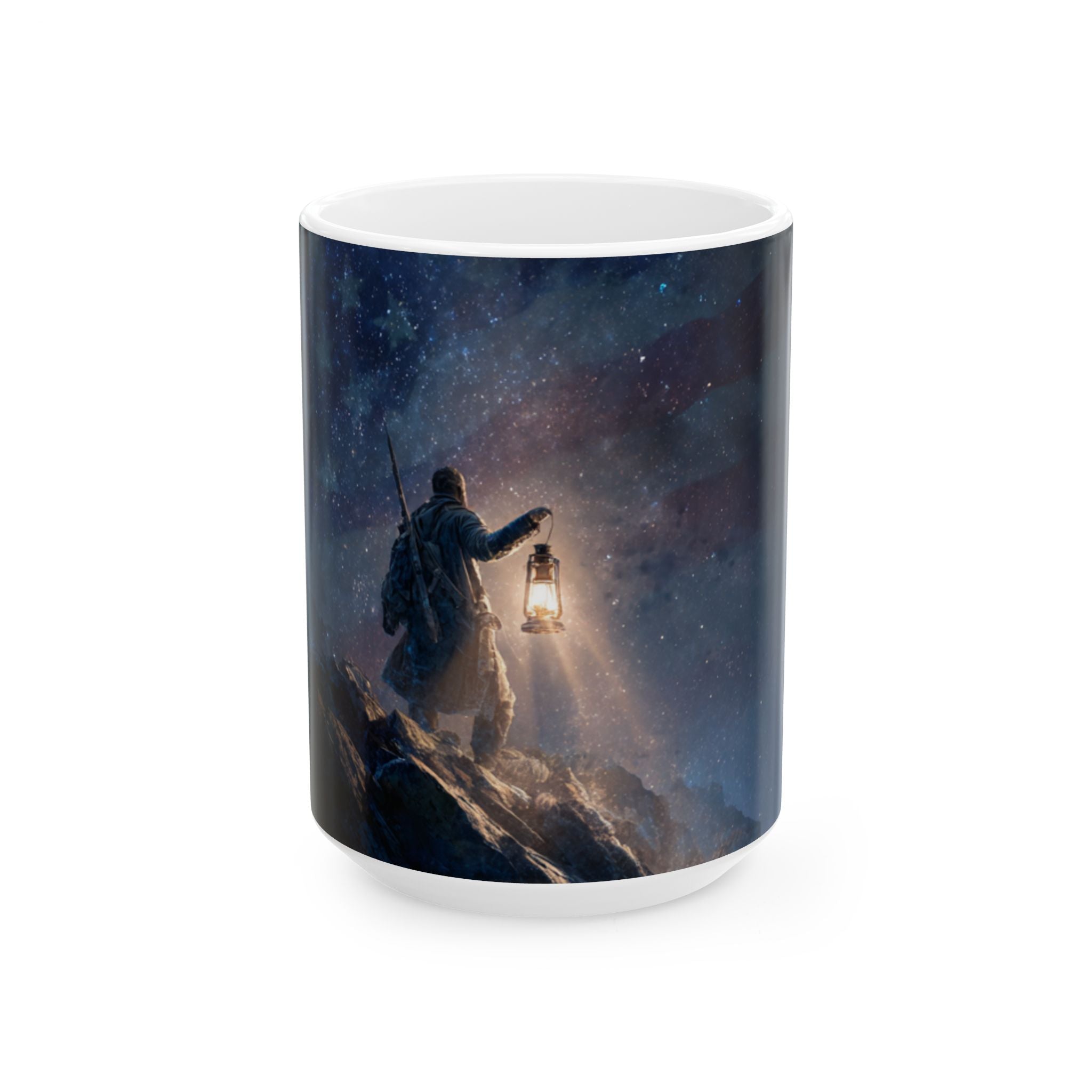 Truth Defenders Ceramic Mug with Wandering Traveler Design, Adventure Mug, Nature Lover's Gift, Cozy Drinkware, Inspirational Cup, Perfect for Camping [...]