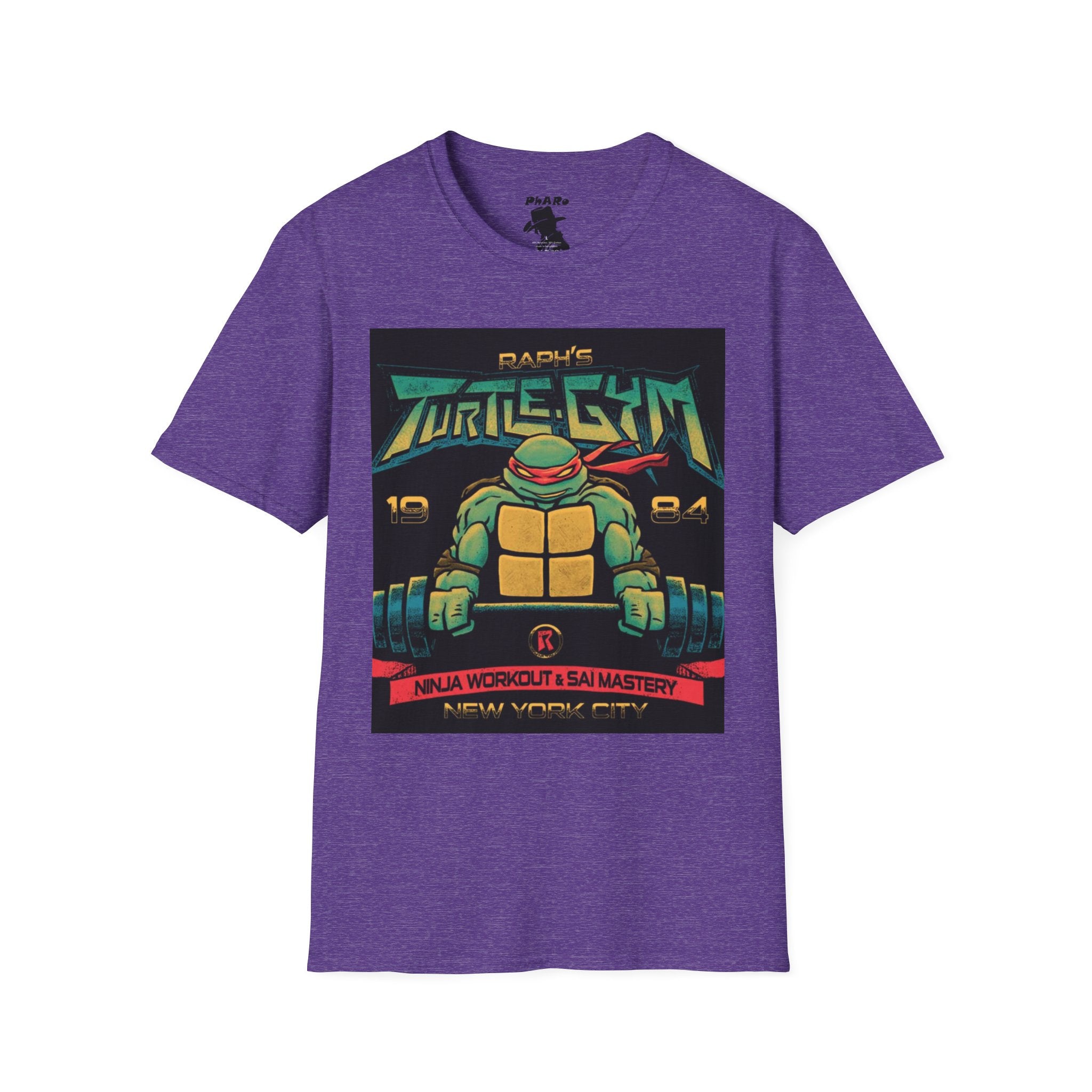 Retro Ninja Gym T-Shirt - 80s Inspired Graphic Tee