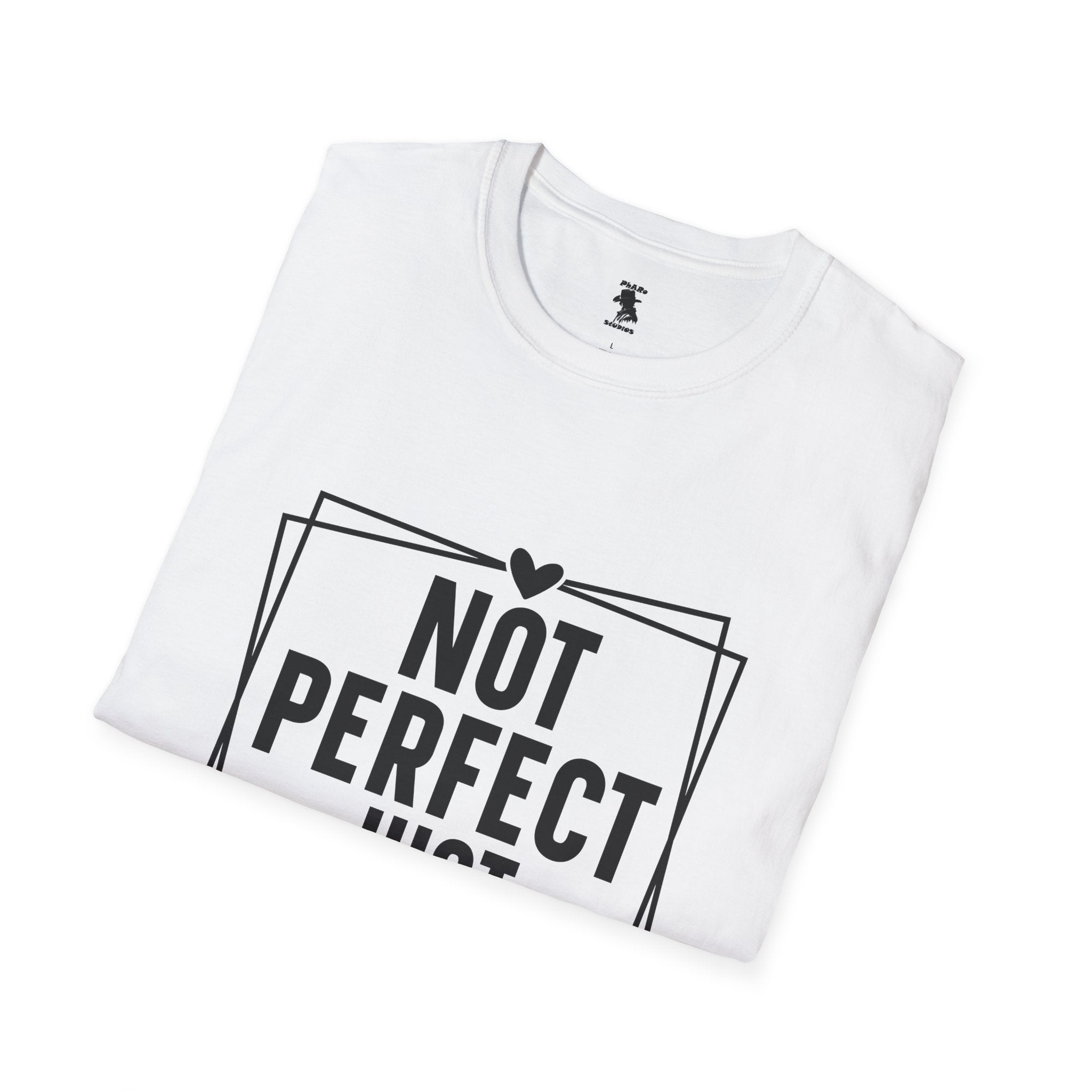 Unisex Softstyle T-Shirt - 'Not Perfect Just Forgiven' Inspirational Tee