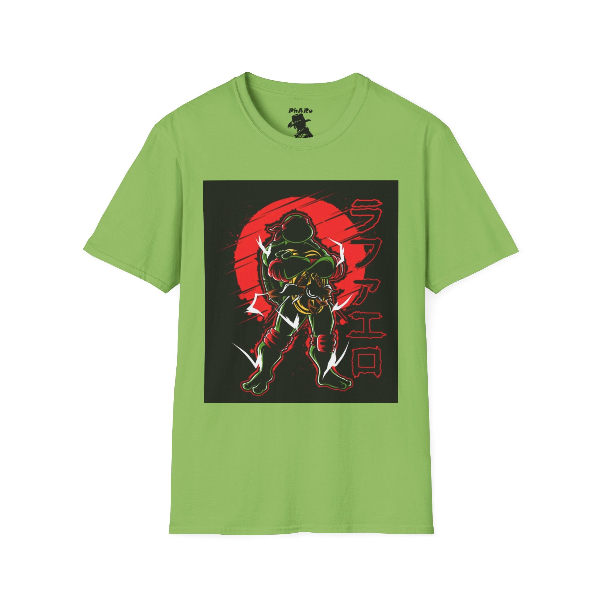 Unisex Softstyle Graphic T-Shirt - Retro Raph Ninja Design