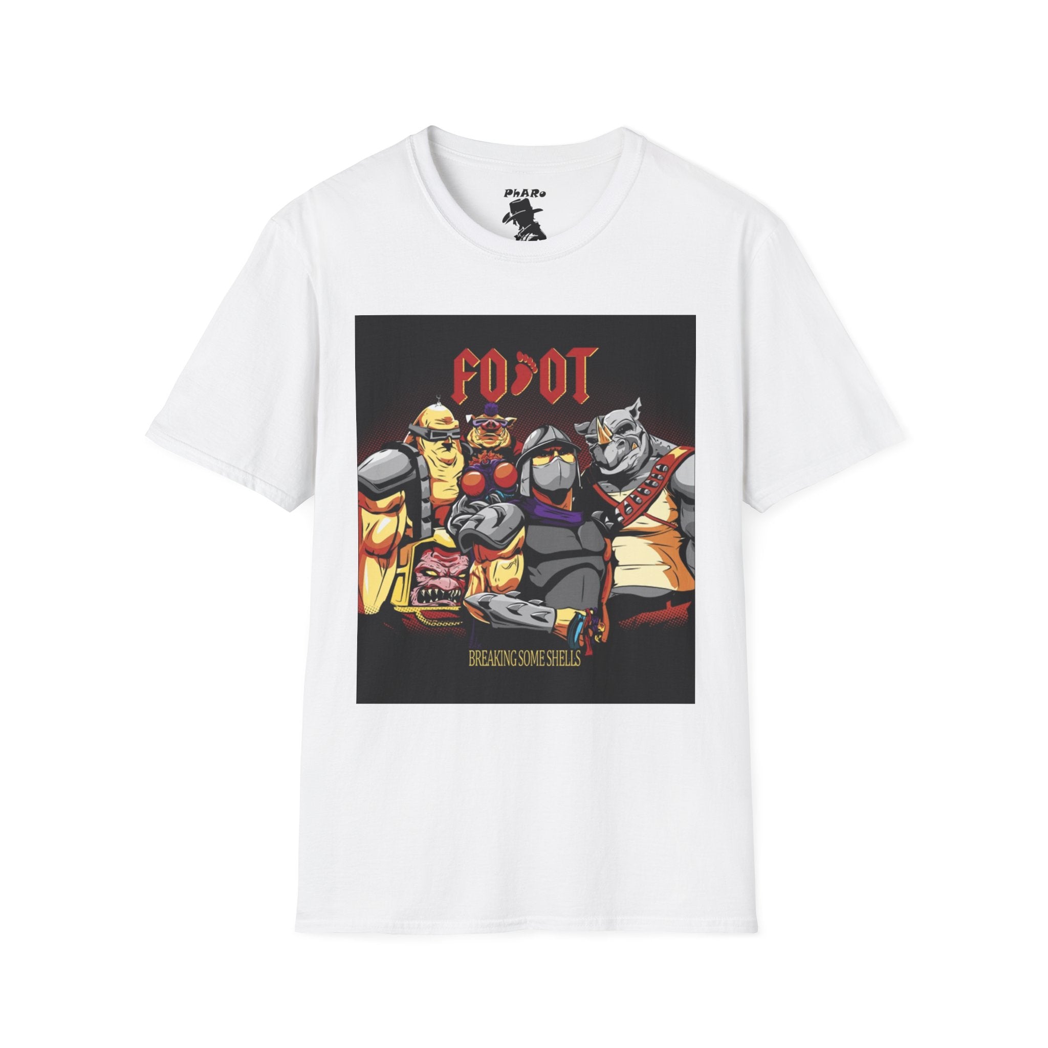 Fun Retro Graphic T-Shirt - 'Breaking Some Skulls' Design