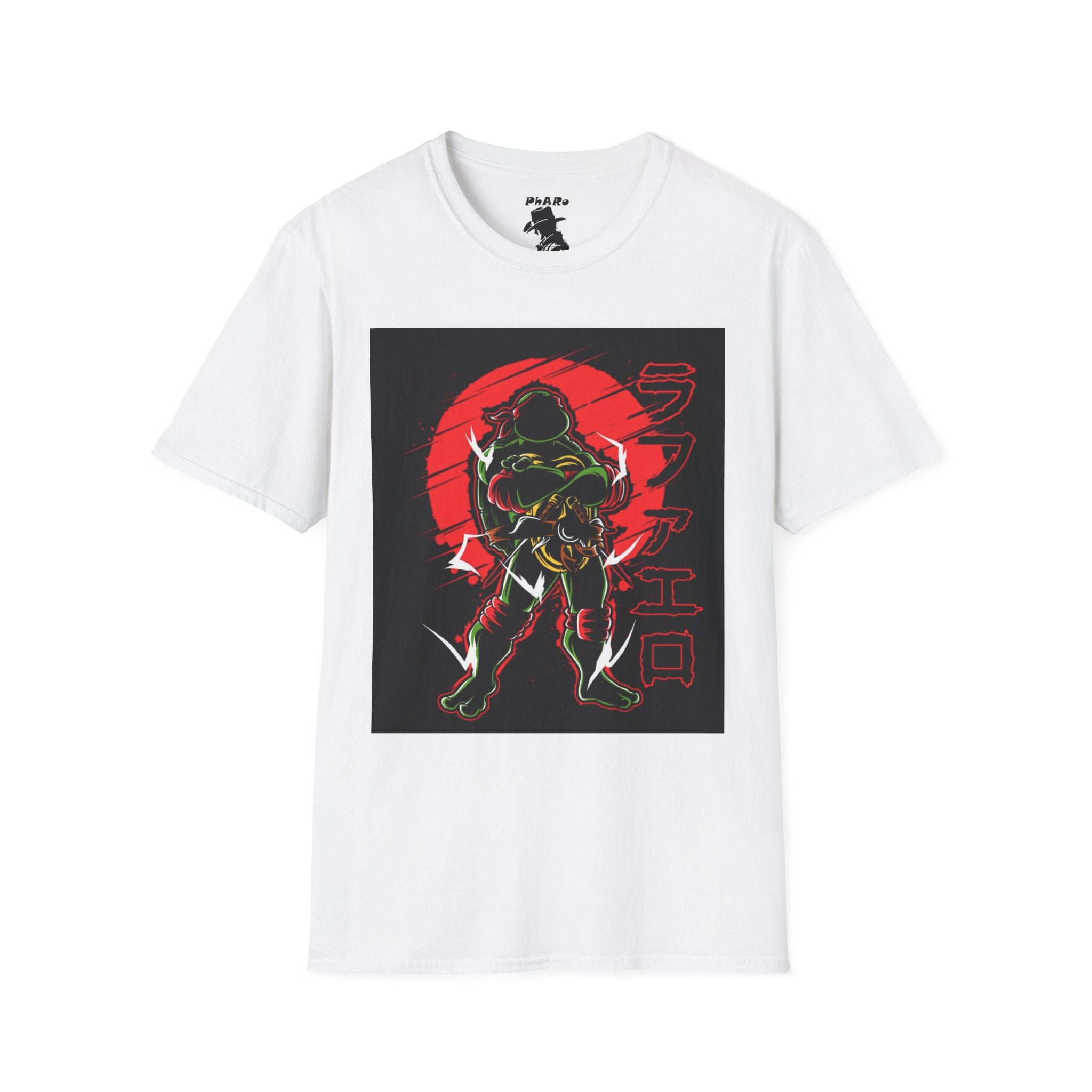 Unisex Softstyle Graphic T-Shirt - Retro Raph Ninja Design