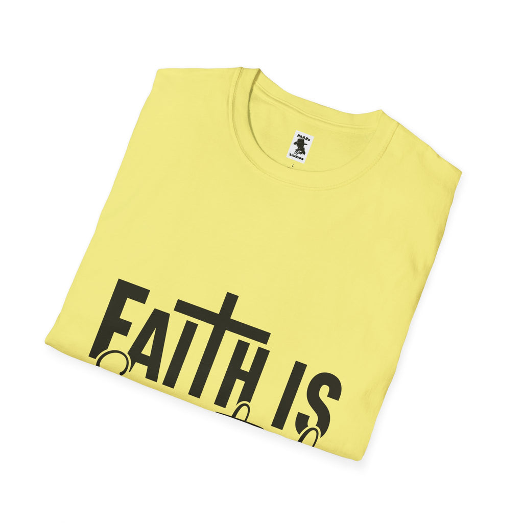Faith is Essential Unisex Softstyle T-Shirt | Inspirational Tee for Everyday Wear
