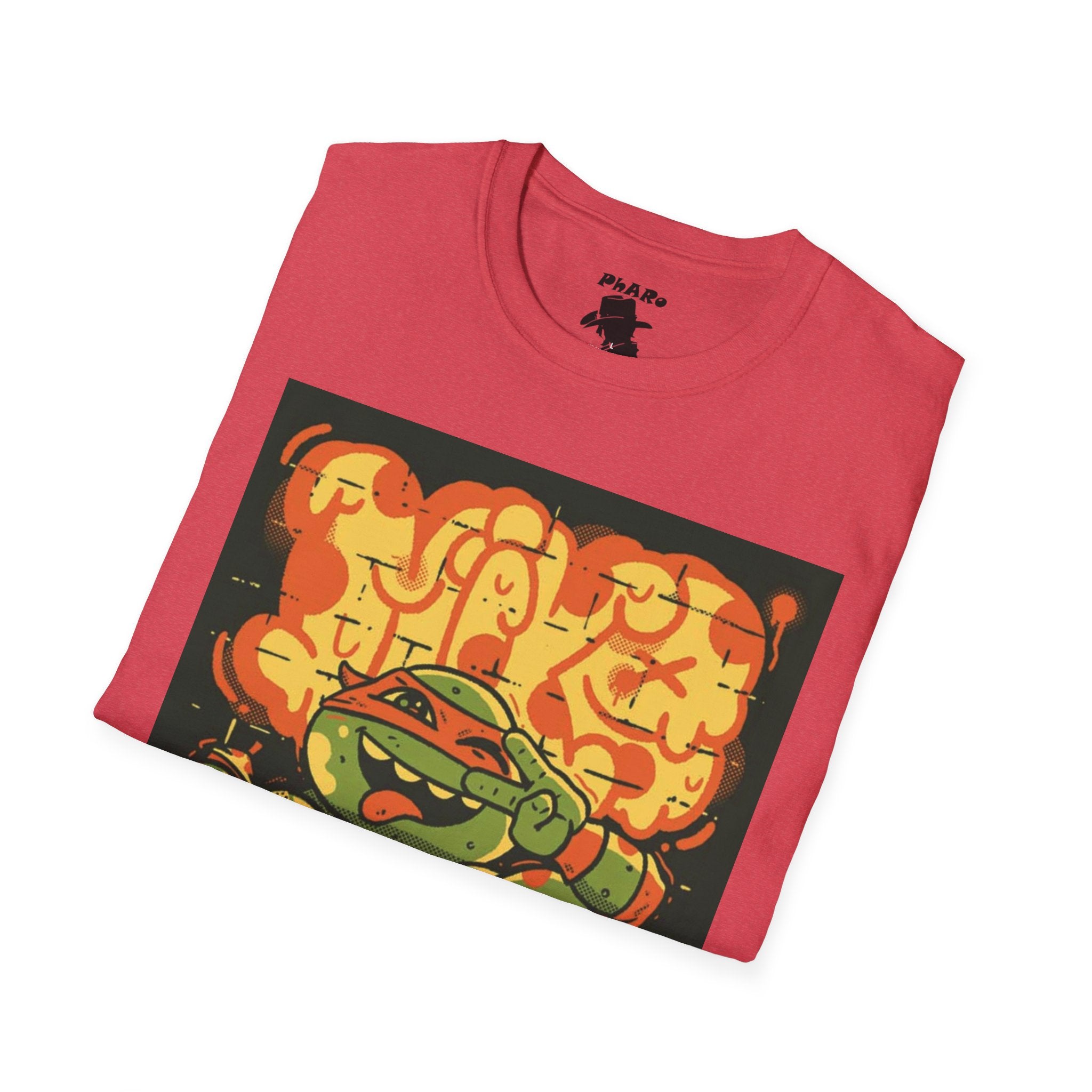 Cool Graffiti Art T-Shirt - Unisex Softstyle Tee with Bold Design