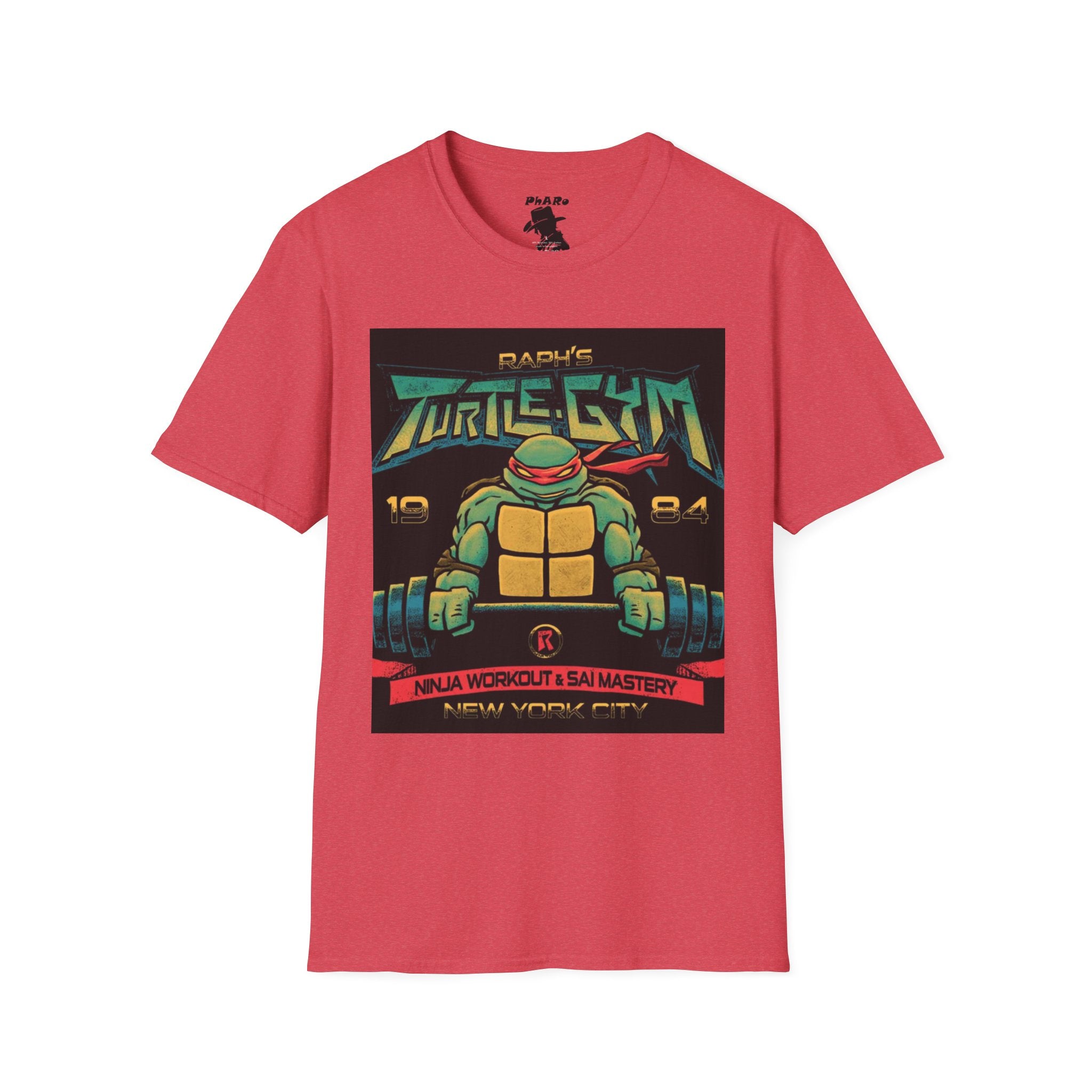 Retro Ninja Gym T-Shirt - 80s Inspired Graphic Tee